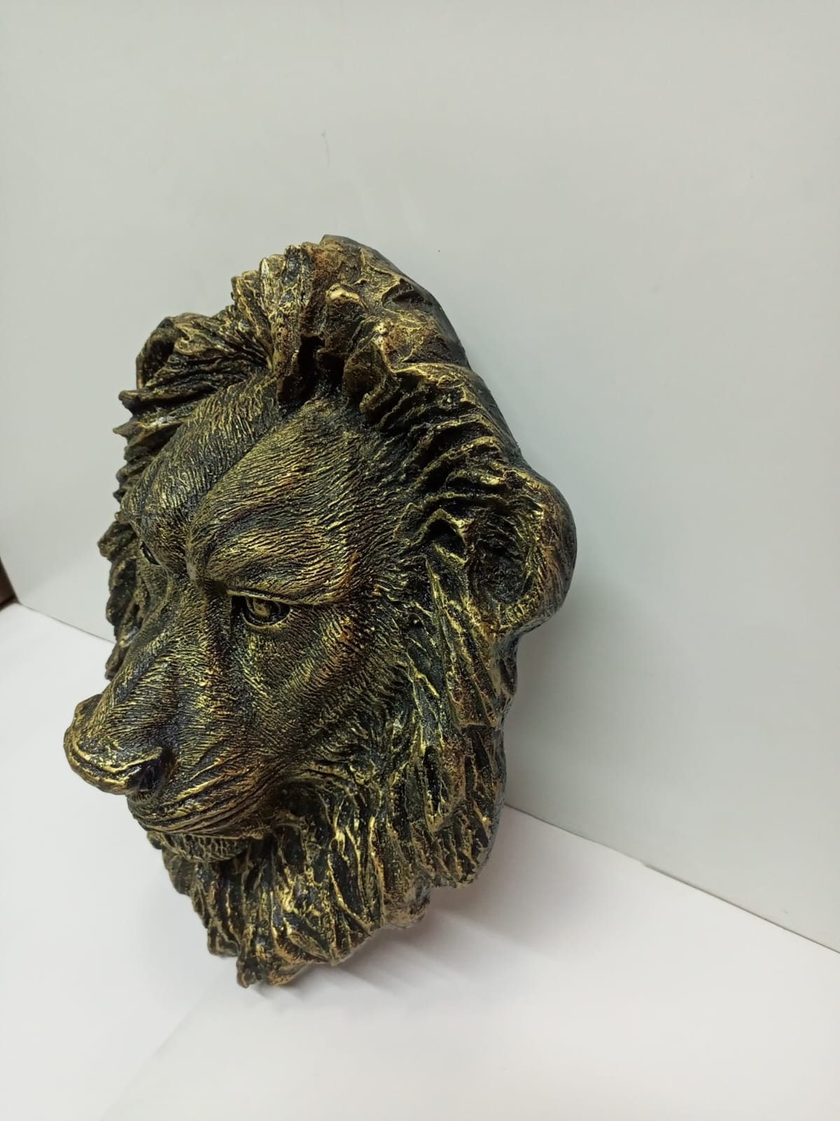 Handmade Lion Head Wall Art/Fiber Lion Sculpture/Unique African Safari Decor/Boho Jungle Theme/Animal Wall Art/Wildlife Home Decor