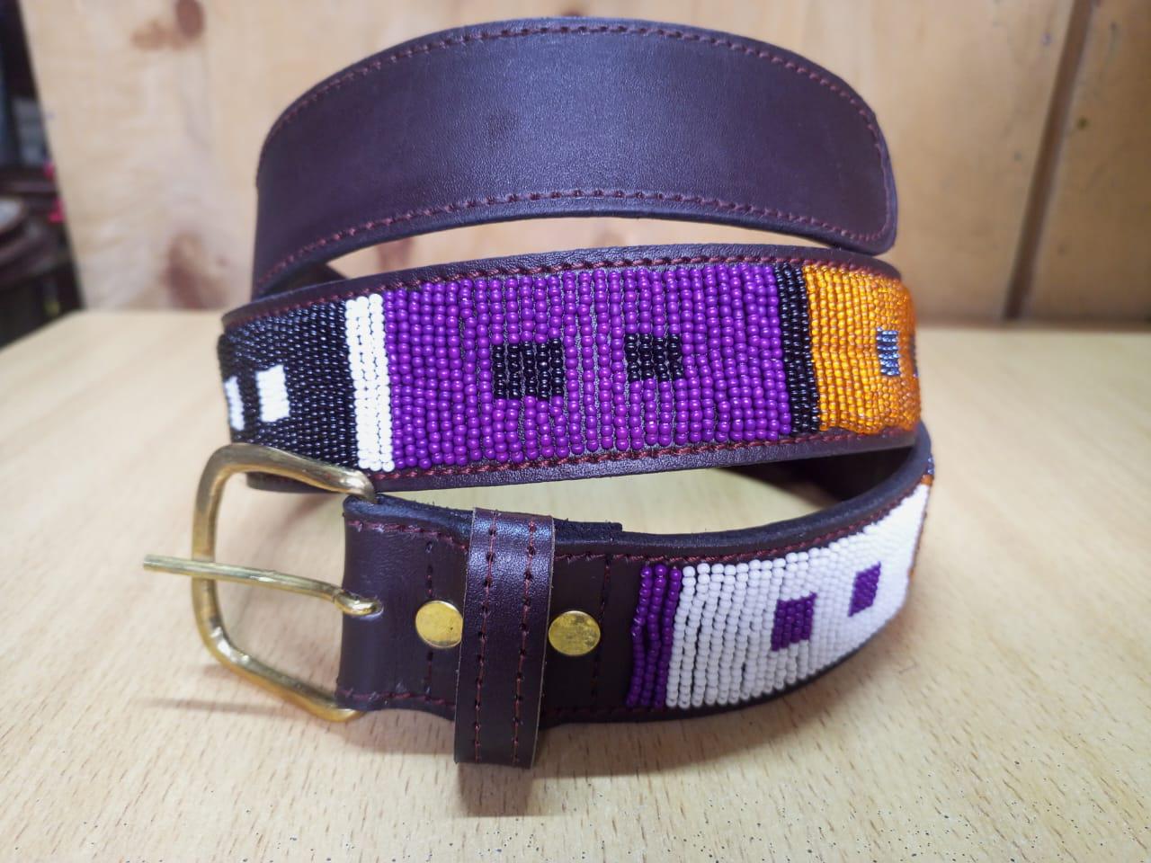 Maasai belt, Leather belt, Beaded belt, Handmade belt, Christmas gifts for loved ones African beaded belt, unisex belt, Casual belt, Boho