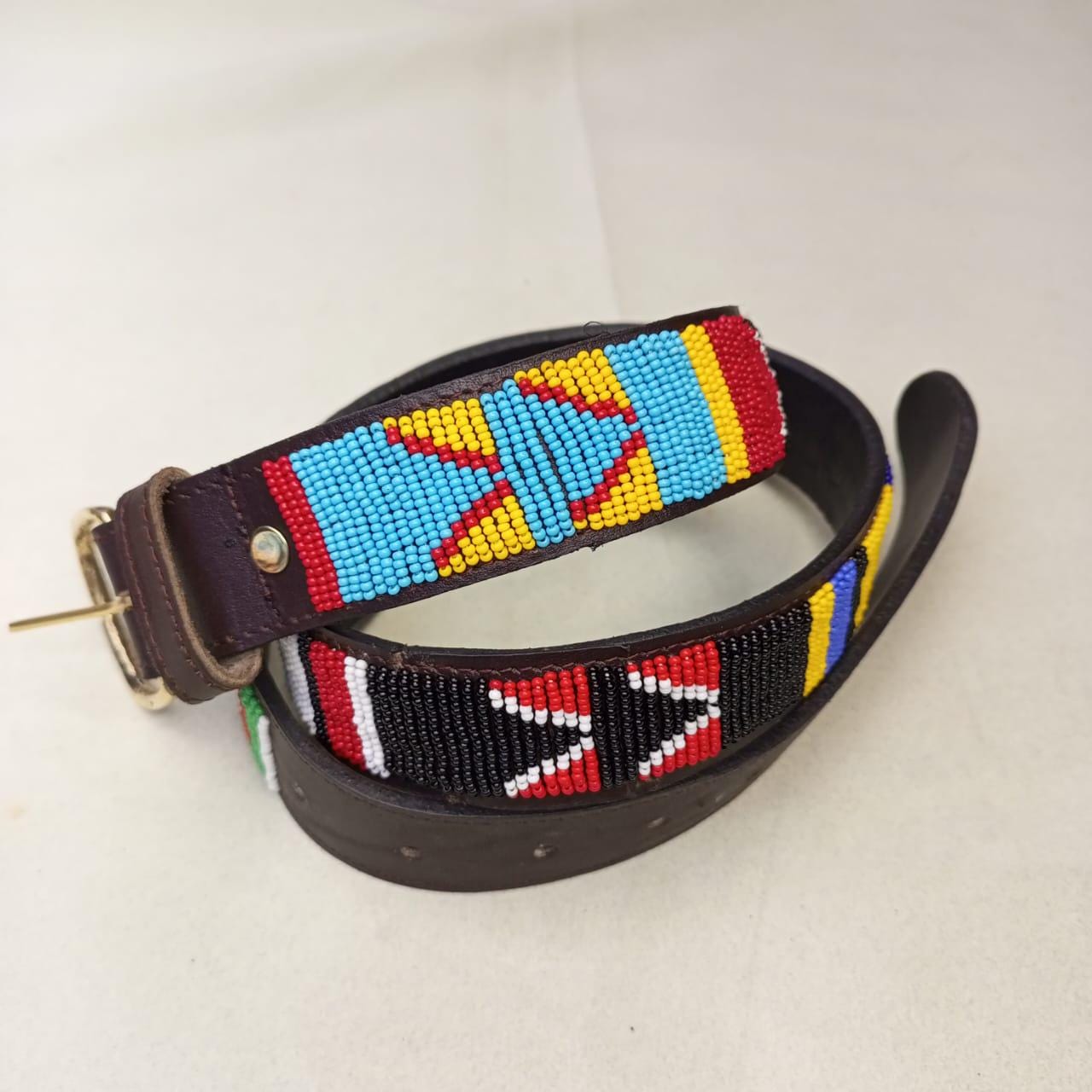 Maasai belt, Leather belt, Beaded belt, Handmade belt, Christmas gifts for loved ones African beaded belt, unisex belt, Casual belt, Boho