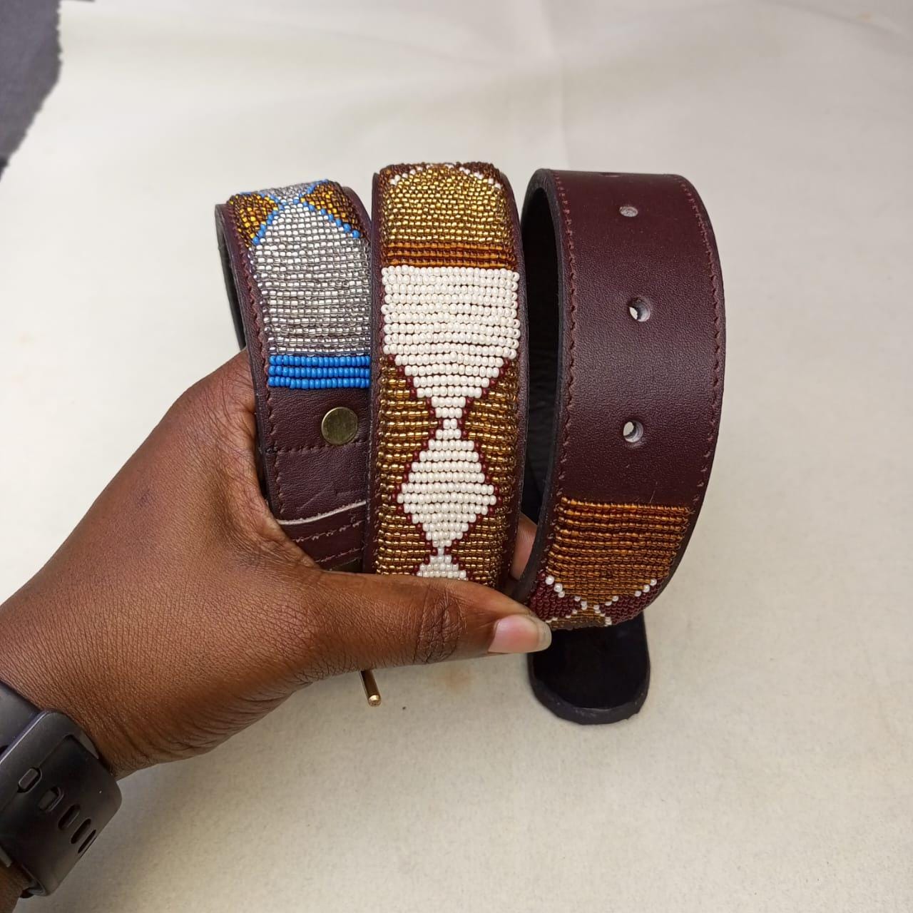 Maasai belt, Leather belt, Beaded belt, Handmade belt, Christmas gifts for loved ones African beaded belt, unisex belt, Casual belt, Boho
