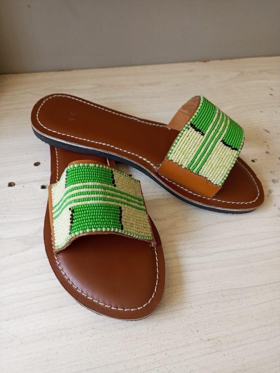 CUSTOMIZED African beaded sandals, summer sandals, Christmas gift for her,mom gift,beach sandals, leather sandals, mother's day gifts