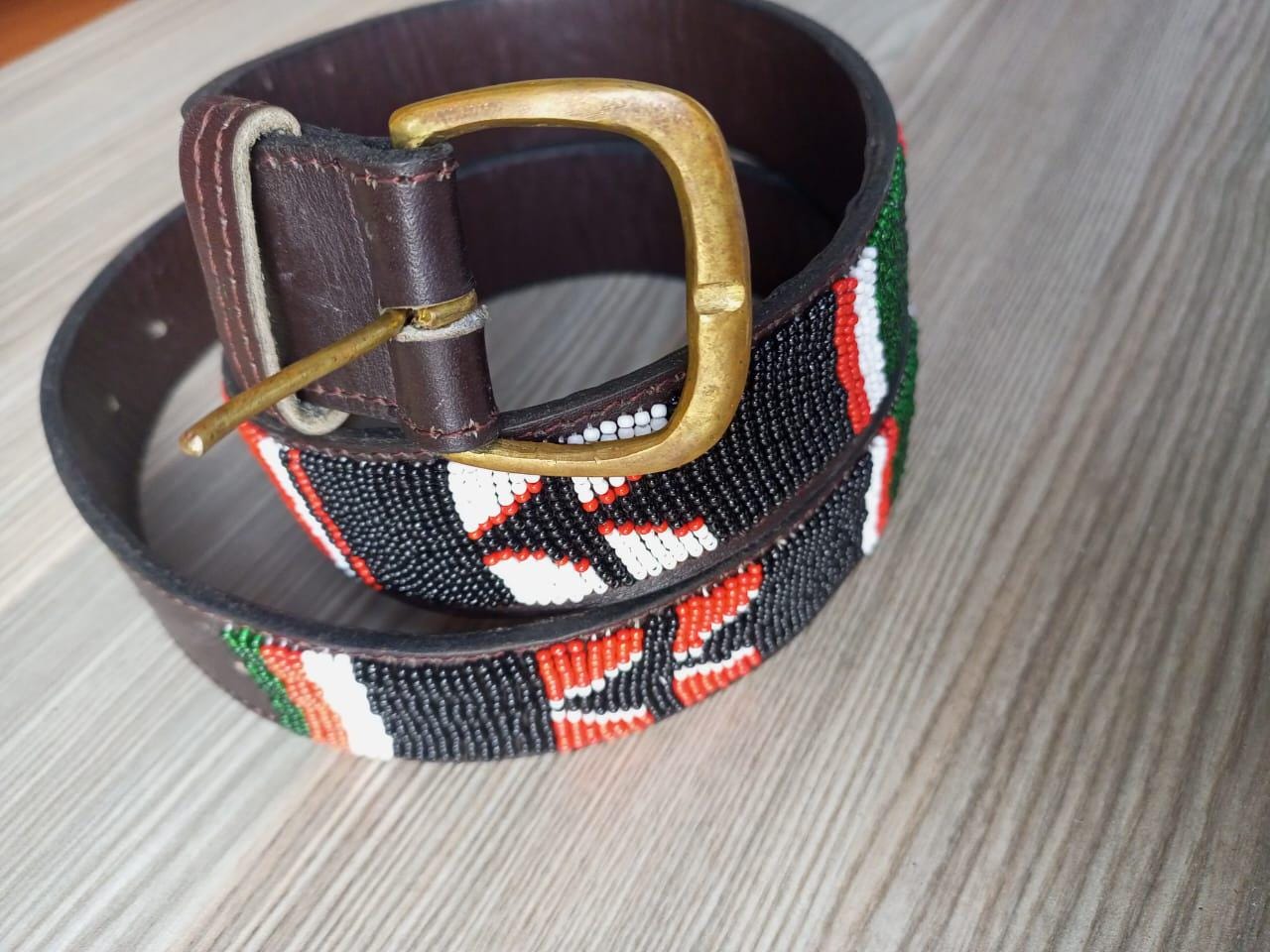 Maasai belt, Leather belt, Beaded belt, Handmade belt, Christmas gifts for loved ones African beaded belt, unisex belt, Casual belt, Boho