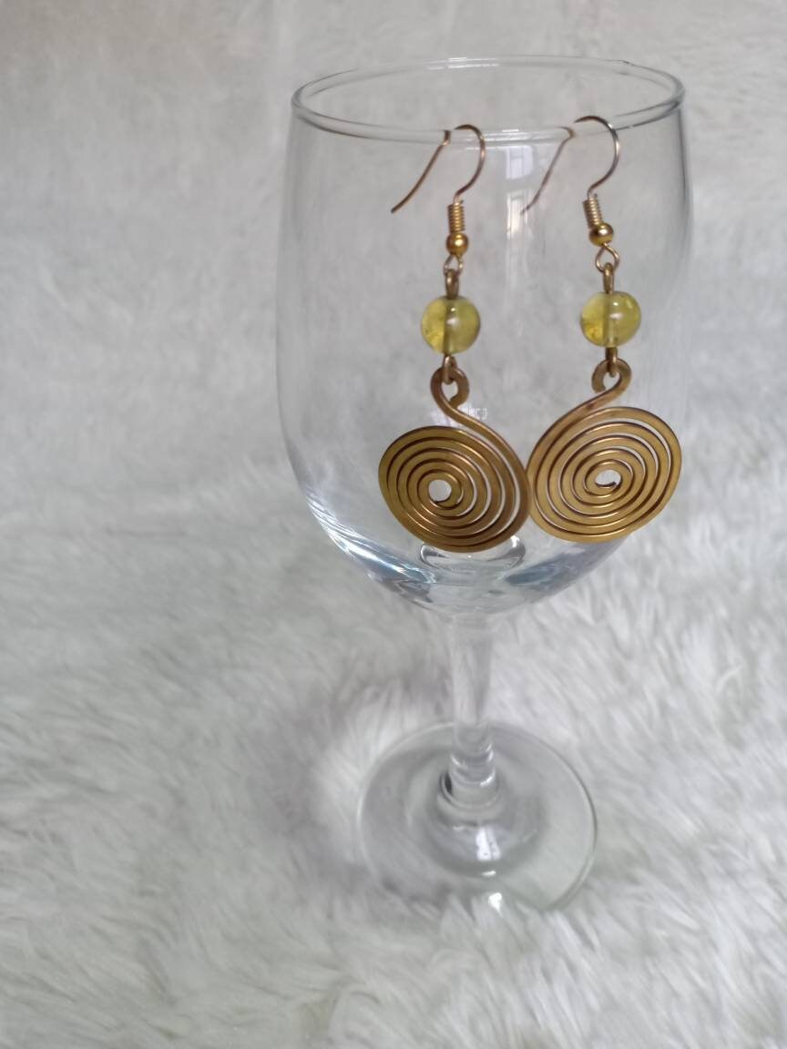 Maasai earrings / Set of 6 African earrings /brass earrings /Jewelry /Jewellery /African brass earrings, christmas earrings for loved ones.