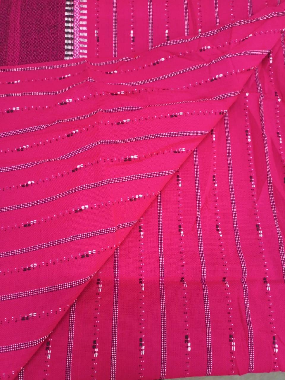 Authentic Maasai Shuka Blanket - Traditional African Tribal Wrap, pink and white Safari Blanket for Home Décor or Outdoor Adventures