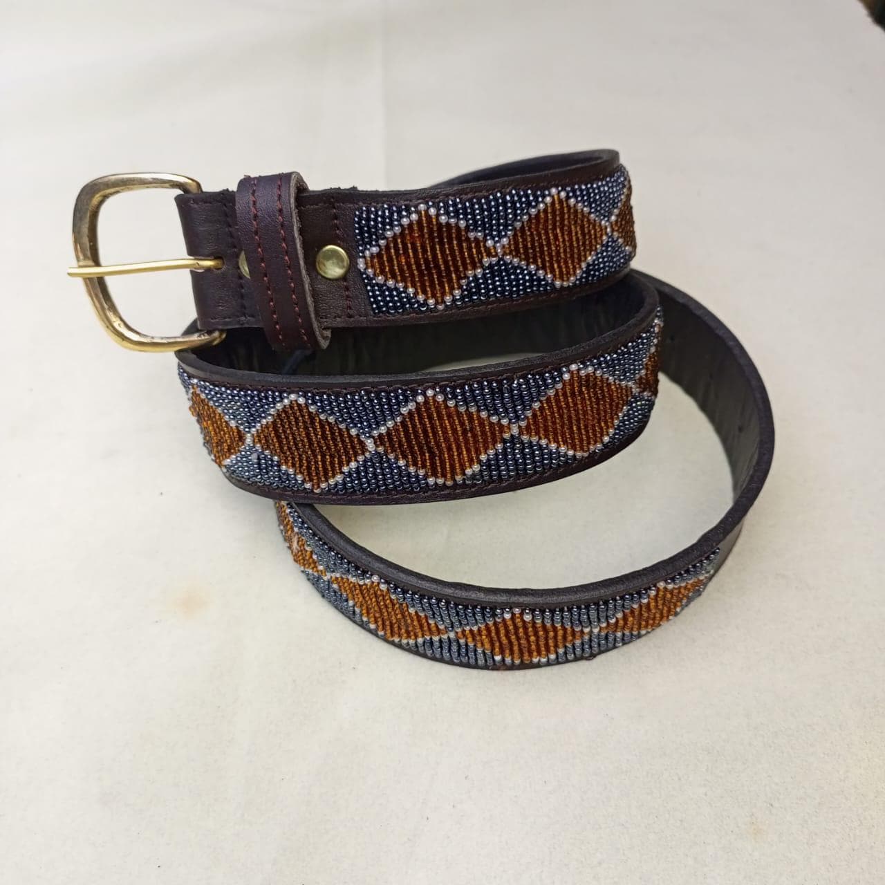 Maasai belt, Leather belt, Beaded belt, Handmade belt, Christmas gifts for loved ones African beaded belt, unisex belt, Casual belt, Boho