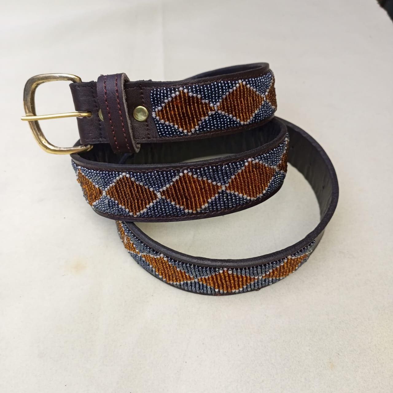 Maasai belt, Leather belt, Beaded belt, Handmade belt, Christmas gifts for loved ones African beaded belt, unisex belt, Casual belt, Boho