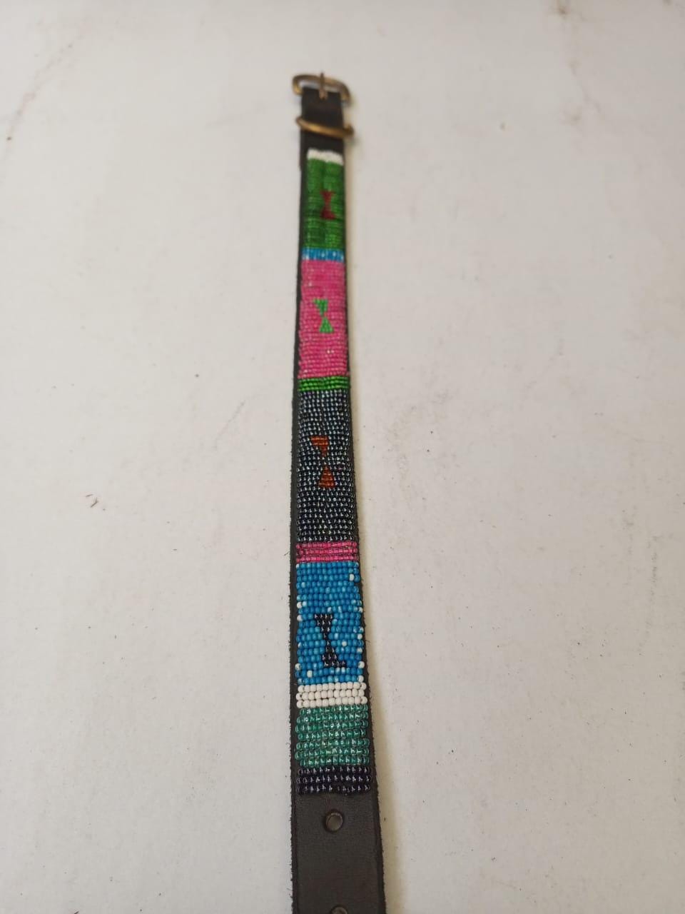 African Beaded Collar, Handmade Dog Collar , Maasai collar, Leather collar, Pet Gift, Christmas gift, Pet collar, Dog leash, Pet lead