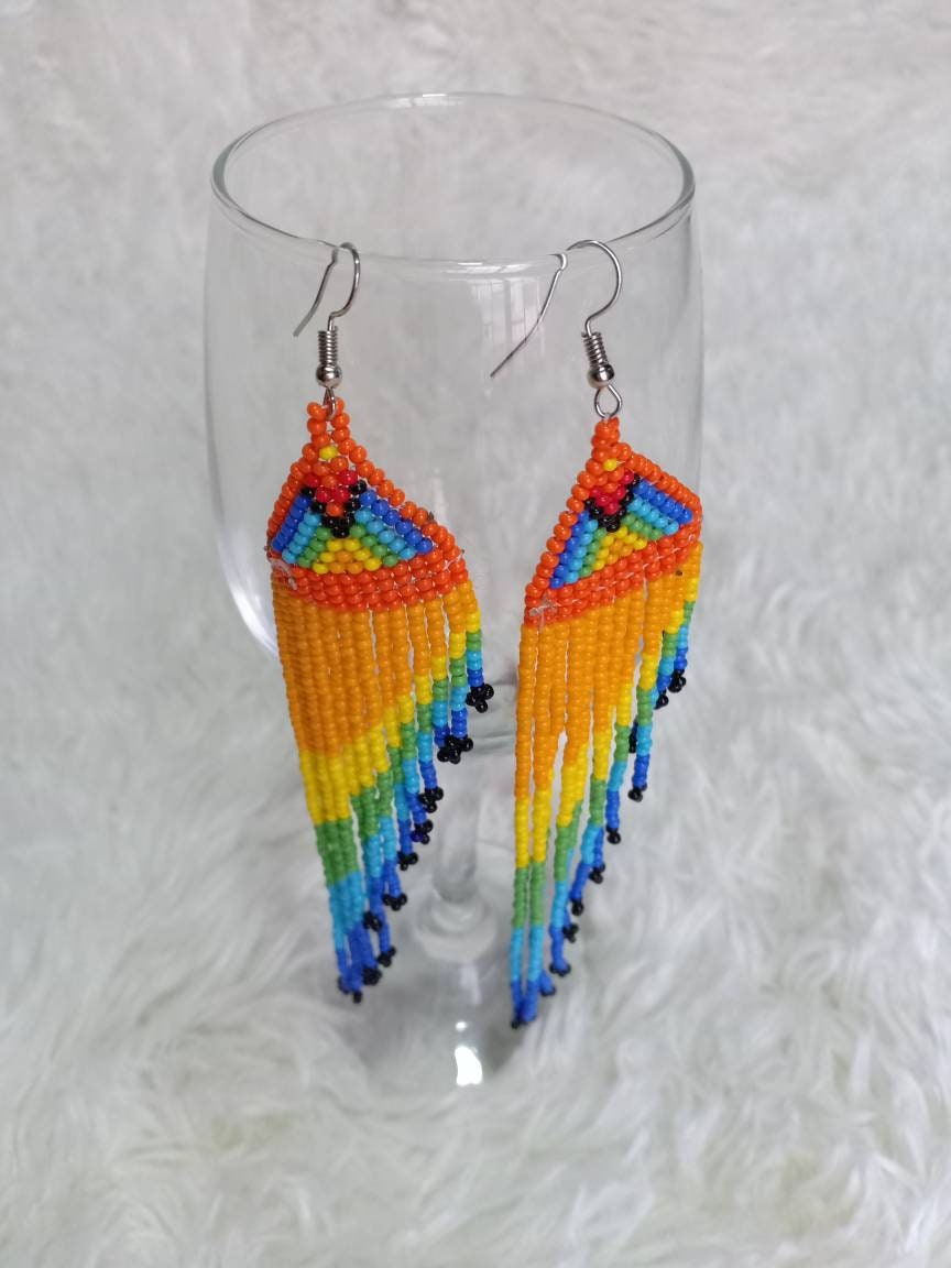 Colorful Boho Style Jewelry/Seed Bead Dangle Earrings for women/Lightweight & Trendy Giftgift for women