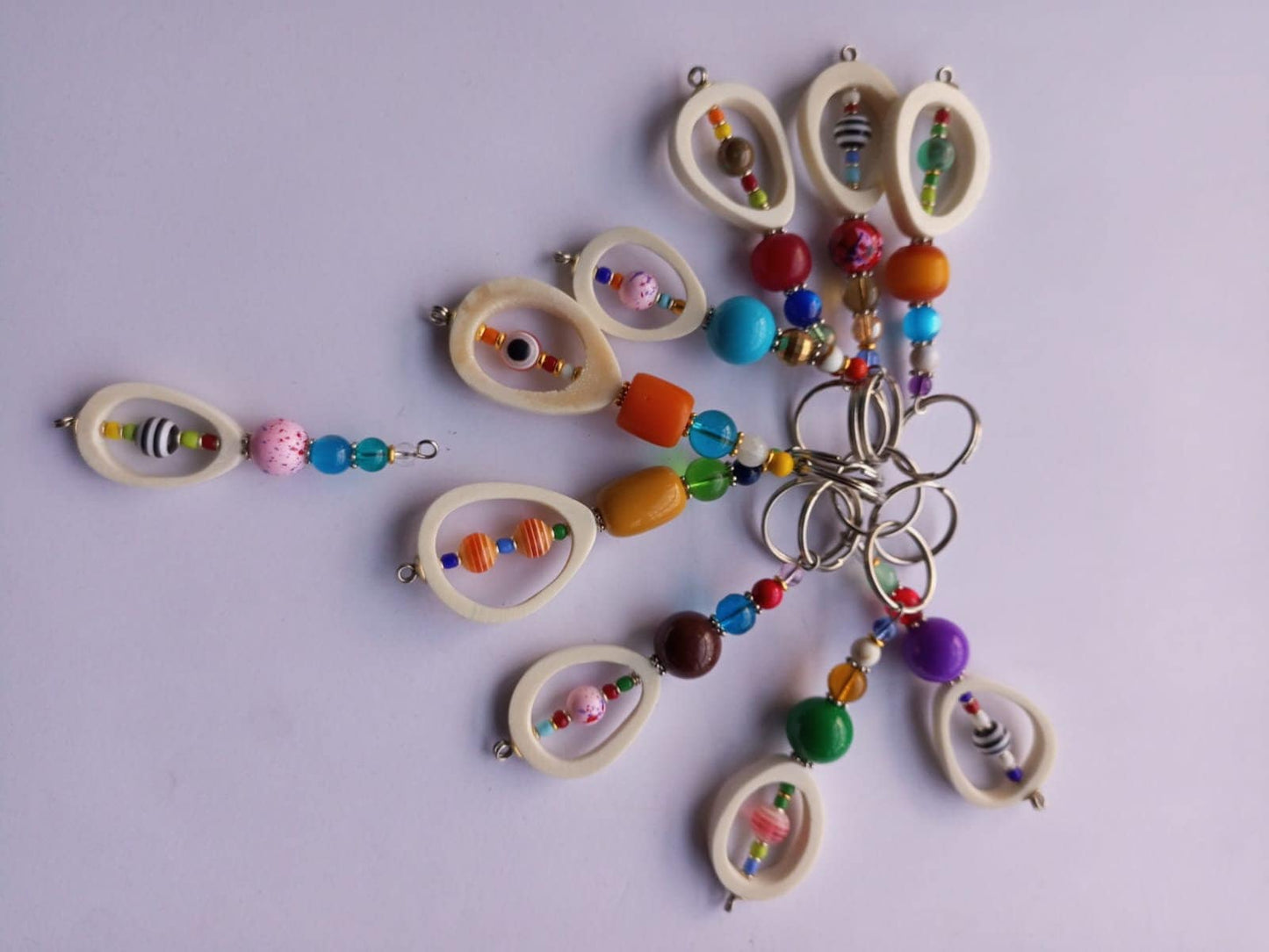 ON SALE: Key holder/keychain s/key holder key/key holder key chain/key chain/bone key chain/beaded key chains