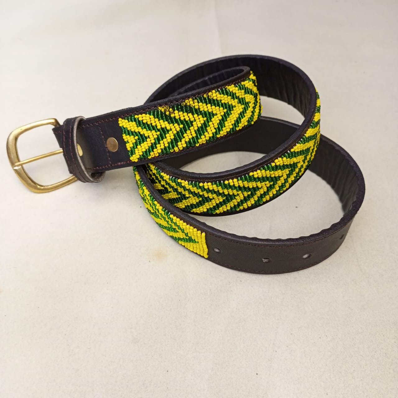 Maasai belt, Leather belt, Beaded belt, Handmade belt, Christmas gifts for loved ones African beaded belt, unisex belt, Casual belt, Boho