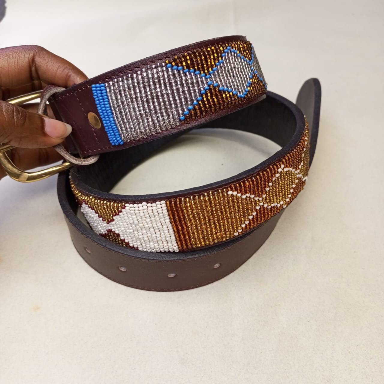 Maasai belt, Leather belt, Beaded belt, Handmade belt, Christmas gifts for loved ones African beaded belt, unisex belt, Casual belt, Boho