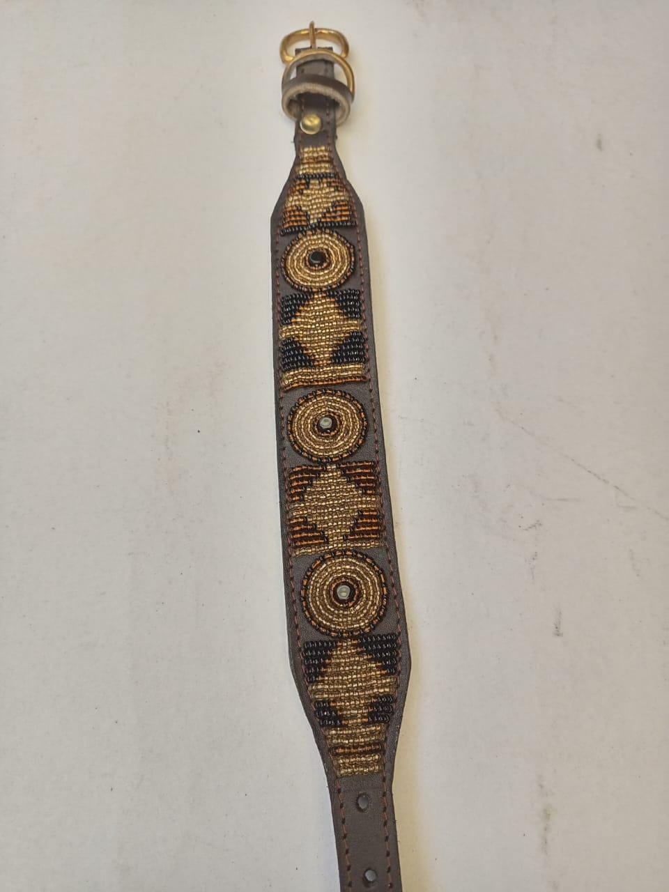 African Beaded Collar, Handmade Dog Collar , Maasai collar, Leather collar, Pet Gift, Christmas gift, Pet collar, Dog leash, Pet lead