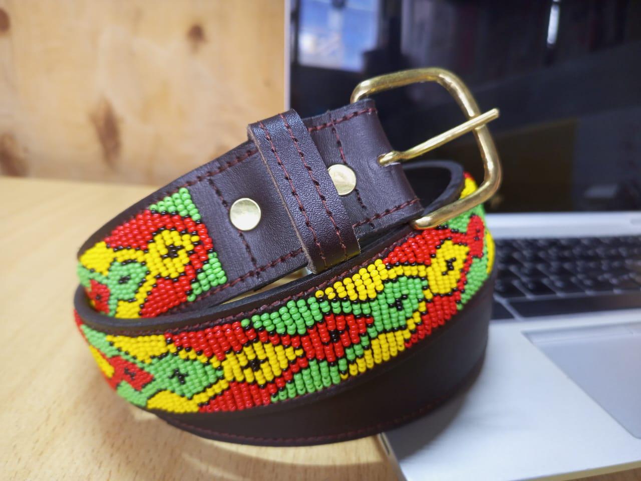 Maasai belt, Leather belt, Beaded belt, Handmade belt, Christmas gifts for loved ones African beaded belt, unisex belt, Casual belt, Boho