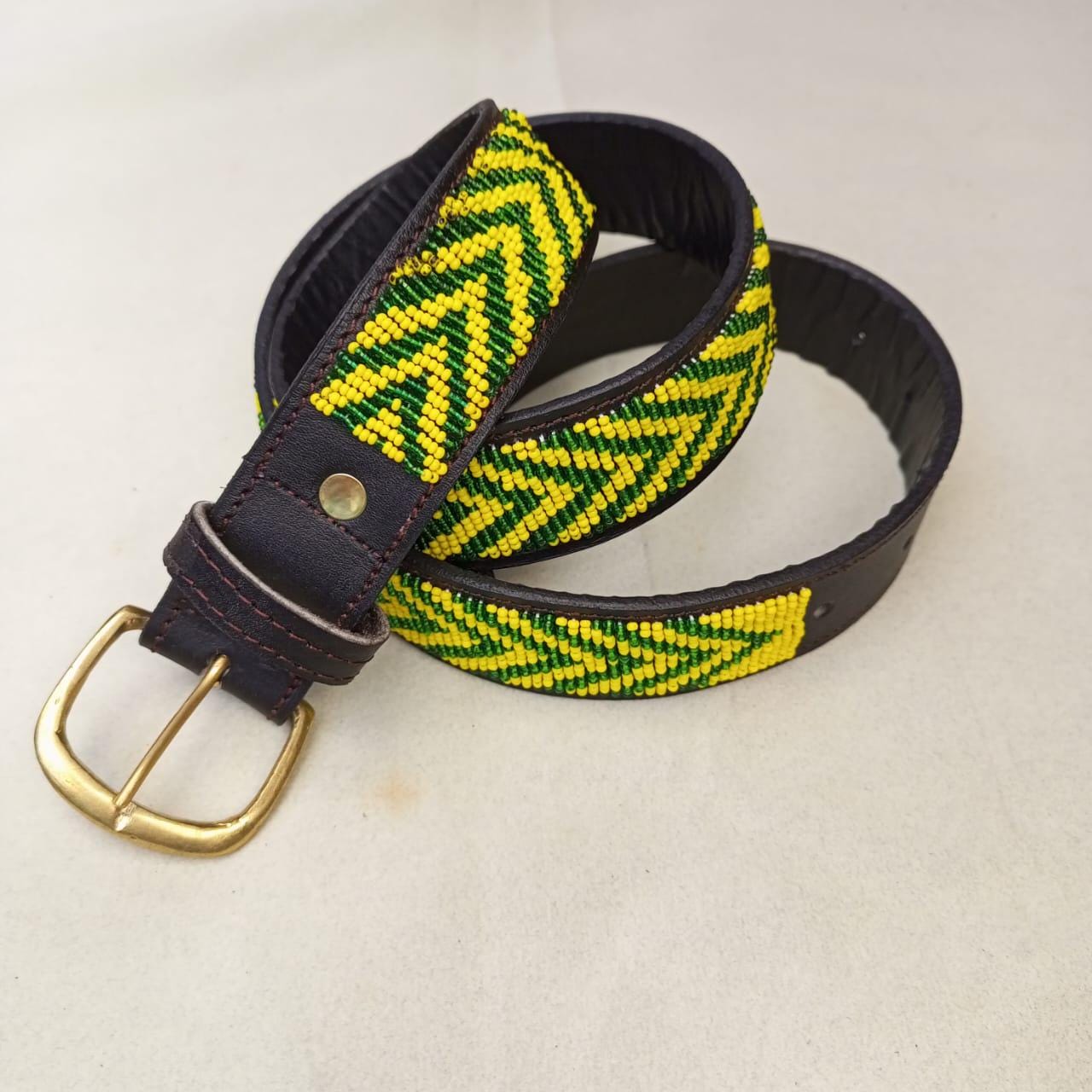 Maasai belt, Leather belt, Beaded belt, Handmade belt, Christmas gifts for loved ones African beaded belt, unisex belt, Casual belt, Boho