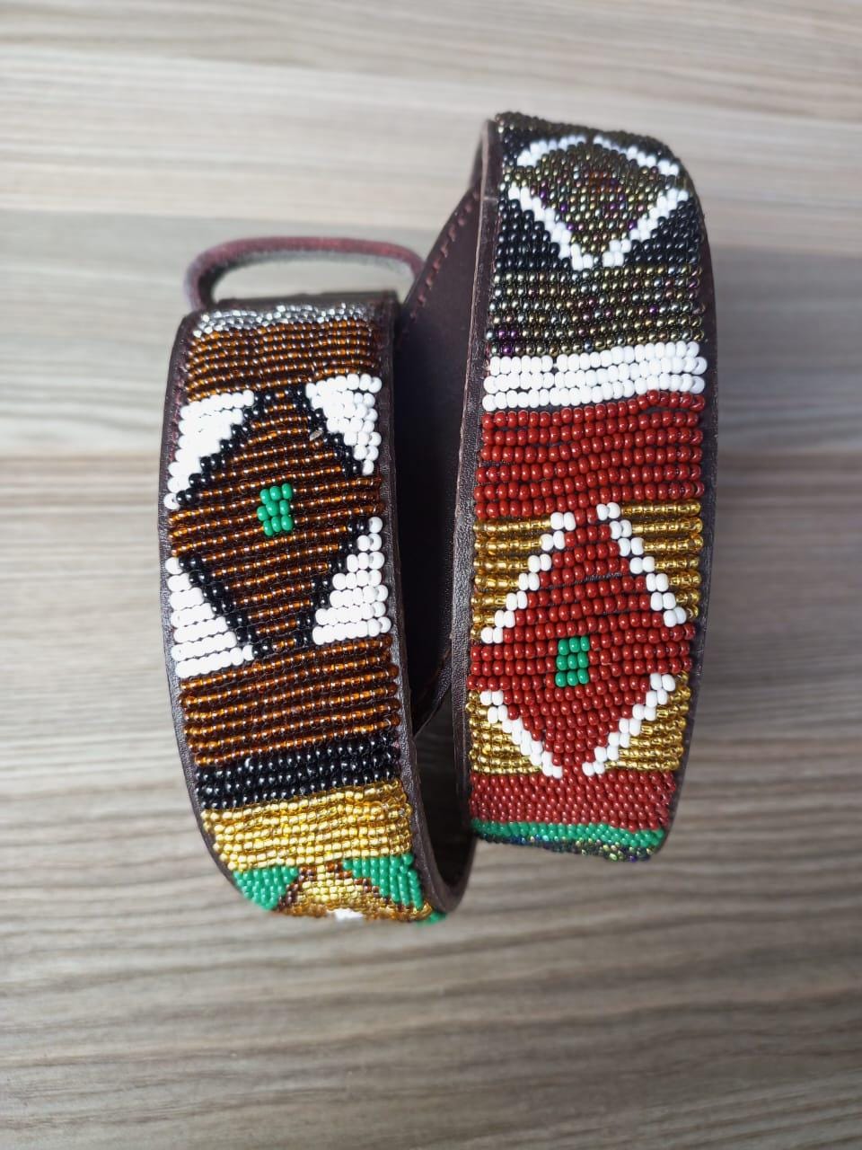 Maasai belt, Leather belt, Beaded belt, Handmade belt, Christmas gifts for loved ones African beaded belt, unisex belt, Casual belt, Boho