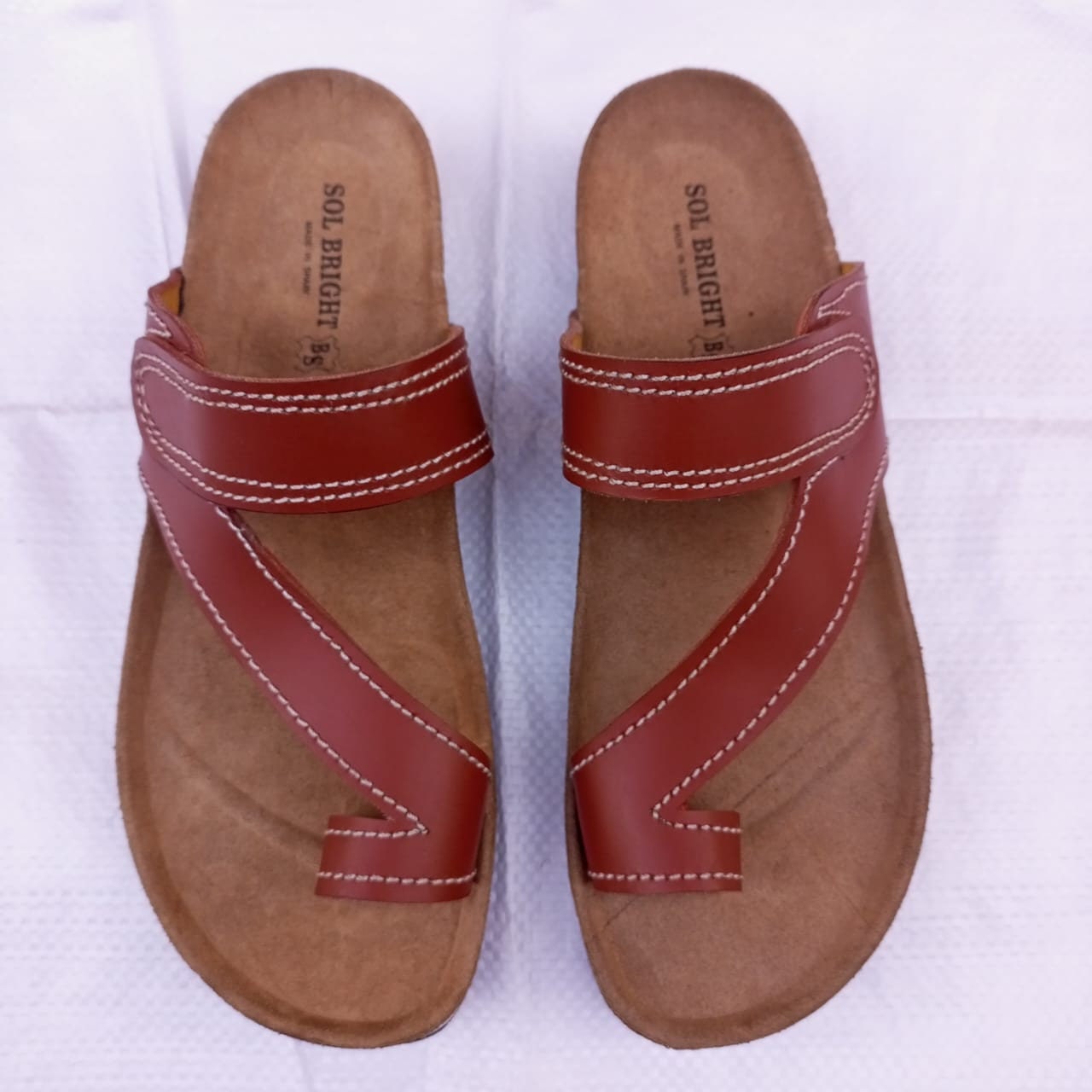 Handmade African Men's Sandals/Genuine Leather Beaded Flip-Flops/Comfortable Summer Sandals for Men/African Shoes/Unique Gift for Him