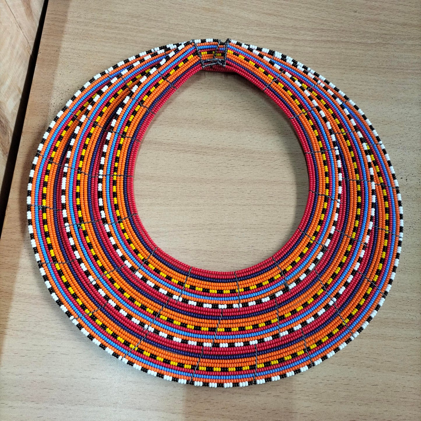 Boho Statement Jewelry/Colorful Seed Bead Necklace/Layered Necklace for Women/Gift for Her/Handmade Beaded Necklace/gift for women