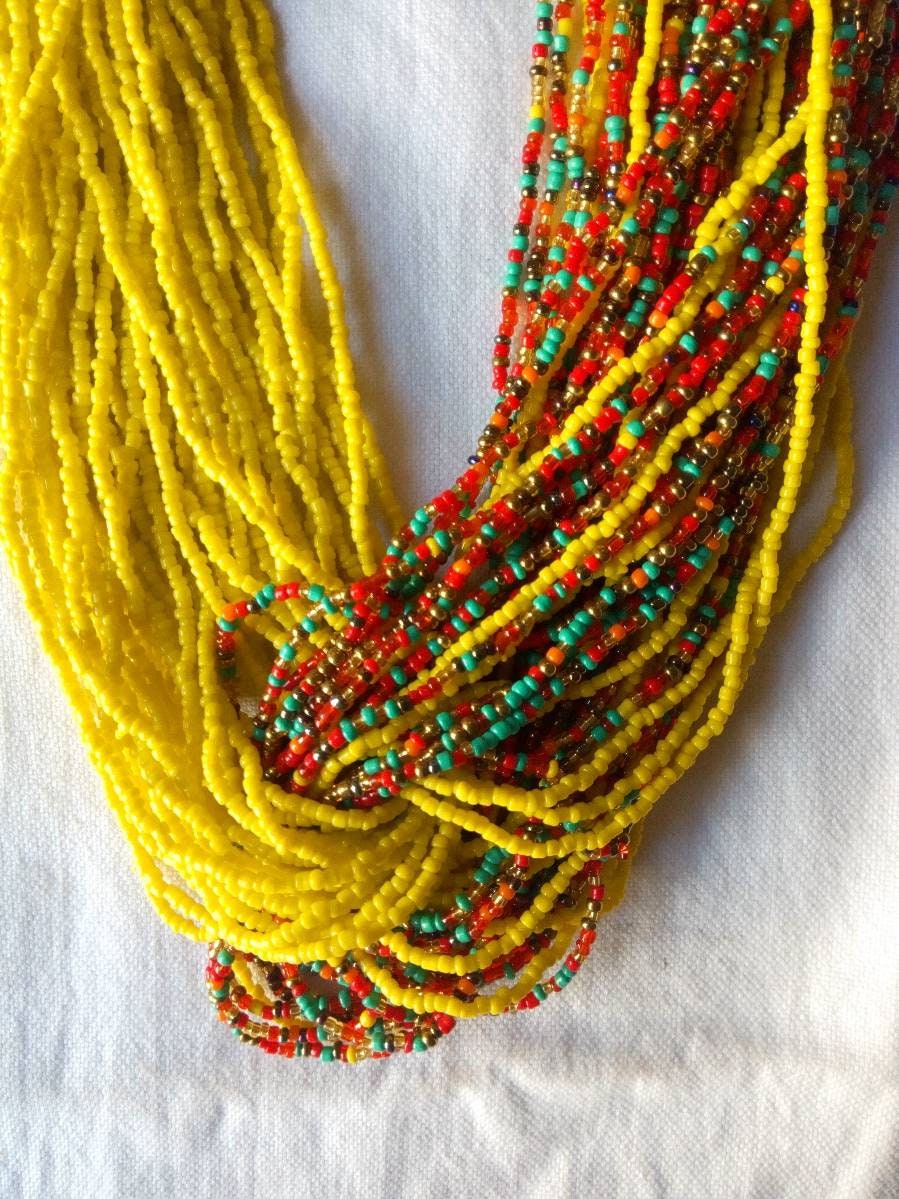 Boho Statement Jewelry/Colorful Seed Bead Necklace/Layered Necklace for Women/Gift for Her/Handmade Beaded Necklace/gift for women