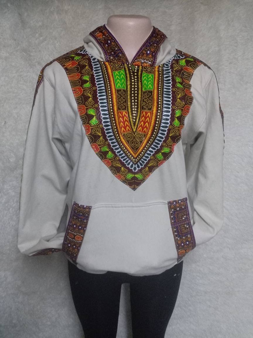 African unisex dashiki hood /Handmade Custom Winter Hood/Cozy Warm, and Stylish Cold Weather/Custom Winter Hood/Personalized Winter gift