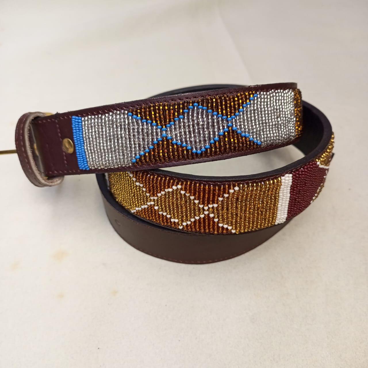 Maasai belt, Leather belt, Beaded belt, Handmade belt, Christmas gifts for loved ones African beaded belt, unisex belt, Casual belt, Boho
