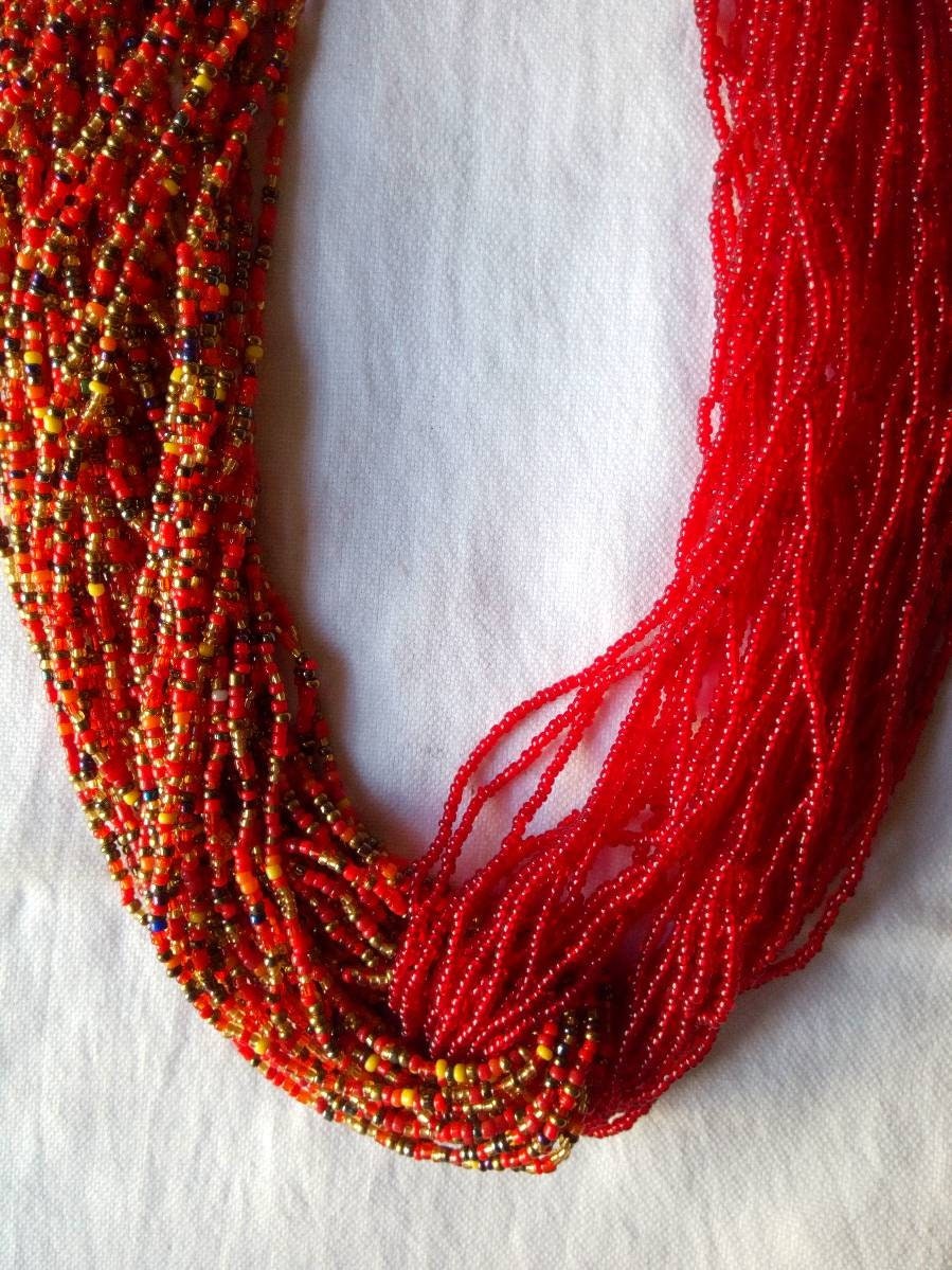 Boho Statement Jewelry/Colorful Seed Bead Necklace/Layered Necklace for Women/Gift for Her/Handmade Beaded Necklace/gift for women