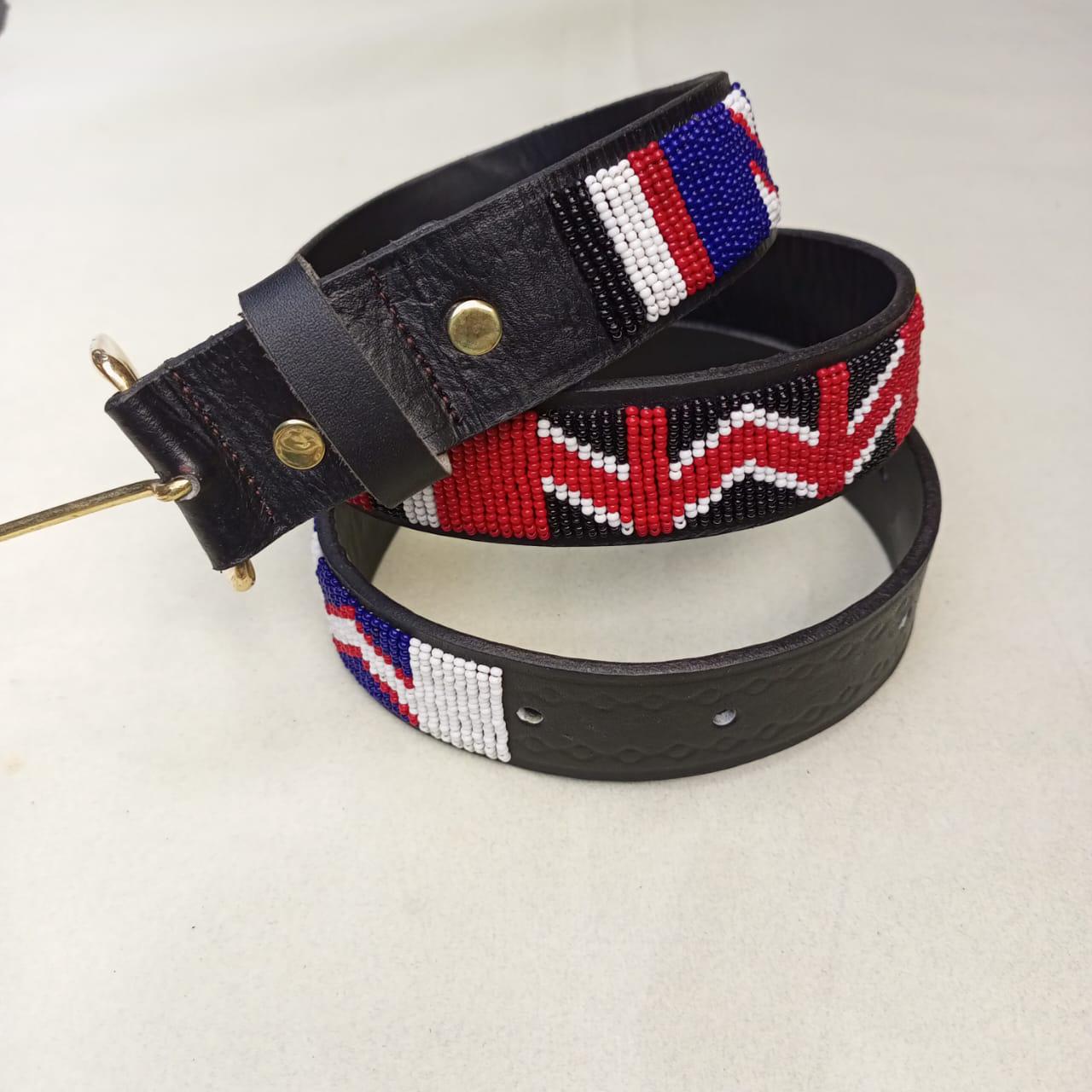 Maasai belt, Leather belt, Beaded belt, Handmade belt, Christmas gifts for loved ones African beaded belt, unisex belt, Casual belt, Boho