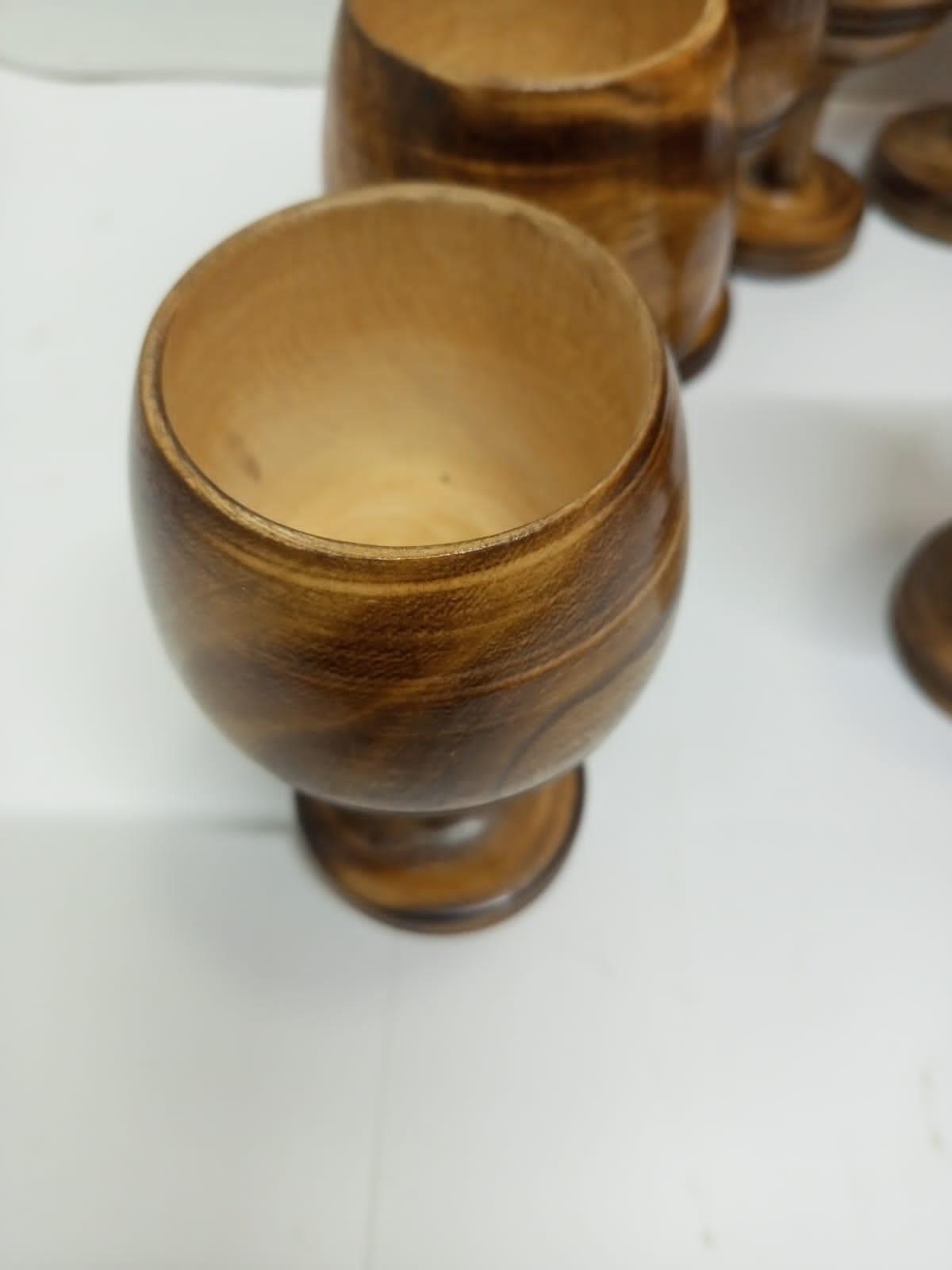 Nature's Embrace: Wholesale Handcrafted Wooden wine glass,wooden glass,hand carved glass,wooden ,kitchen, eco-friendly,gift for mum