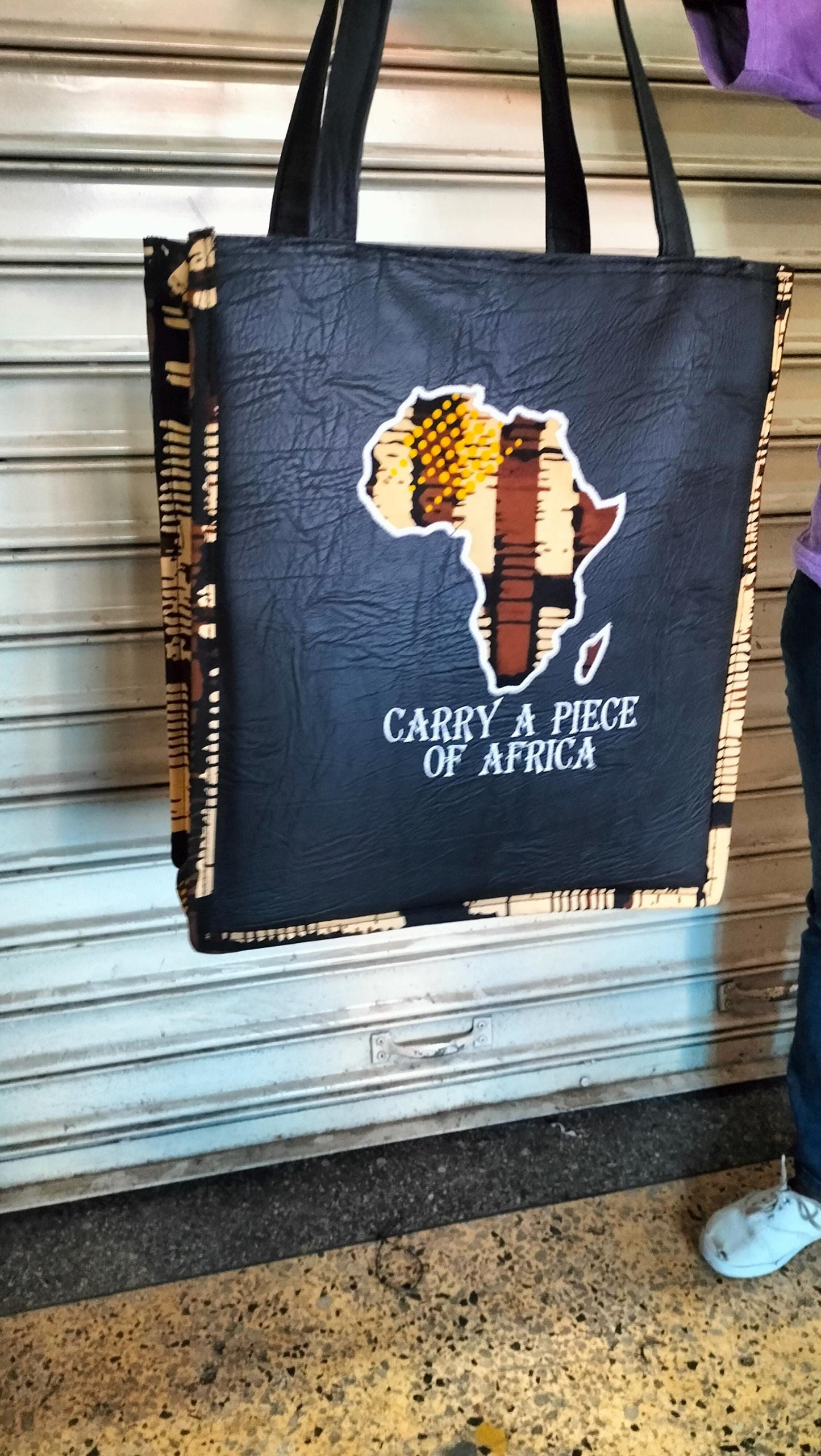 African Leather Tote bag, handcrafted laptop bag,Black woman modern African tote bag, Stylish tote bag,Brown girl bag.