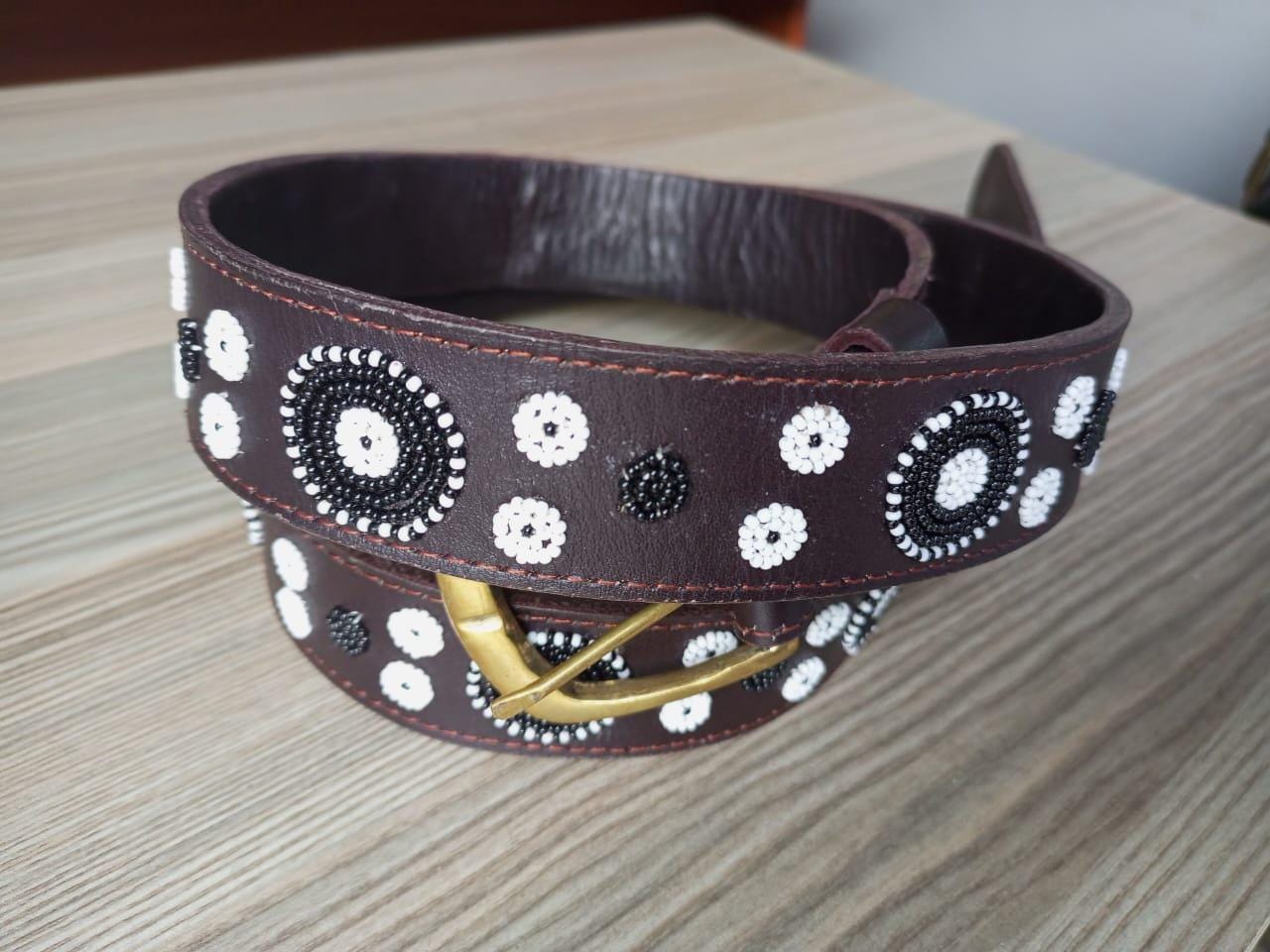 Maasai belt, Leather belt, Beaded belt, Handmade belt, Christmas gifts for loved ones African beaded belt, unisex belt, Casual belt, Boho