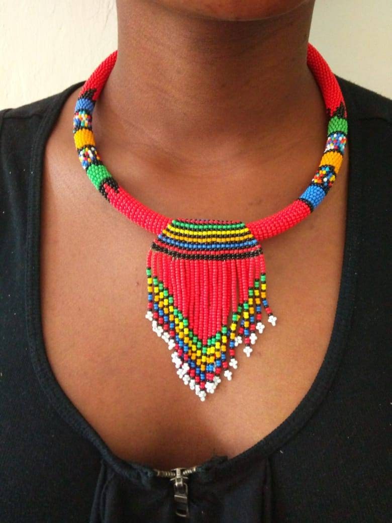 Boho Statement Jewelry/Colorful Seed Bead Necklace/Layered Necklace for Women/Gift for Her/Handmade Beaded Necklace/gift for women