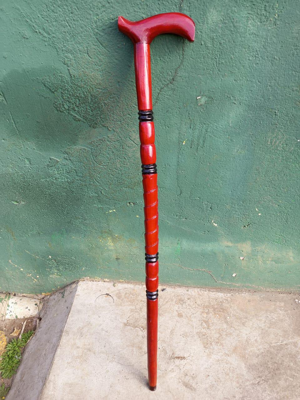 African wood Original Hiking Walking stick/Handmade Kenya Africa Mahogany Hardwood UnisexCane/Hand designed Cane/ Wooden walking stick