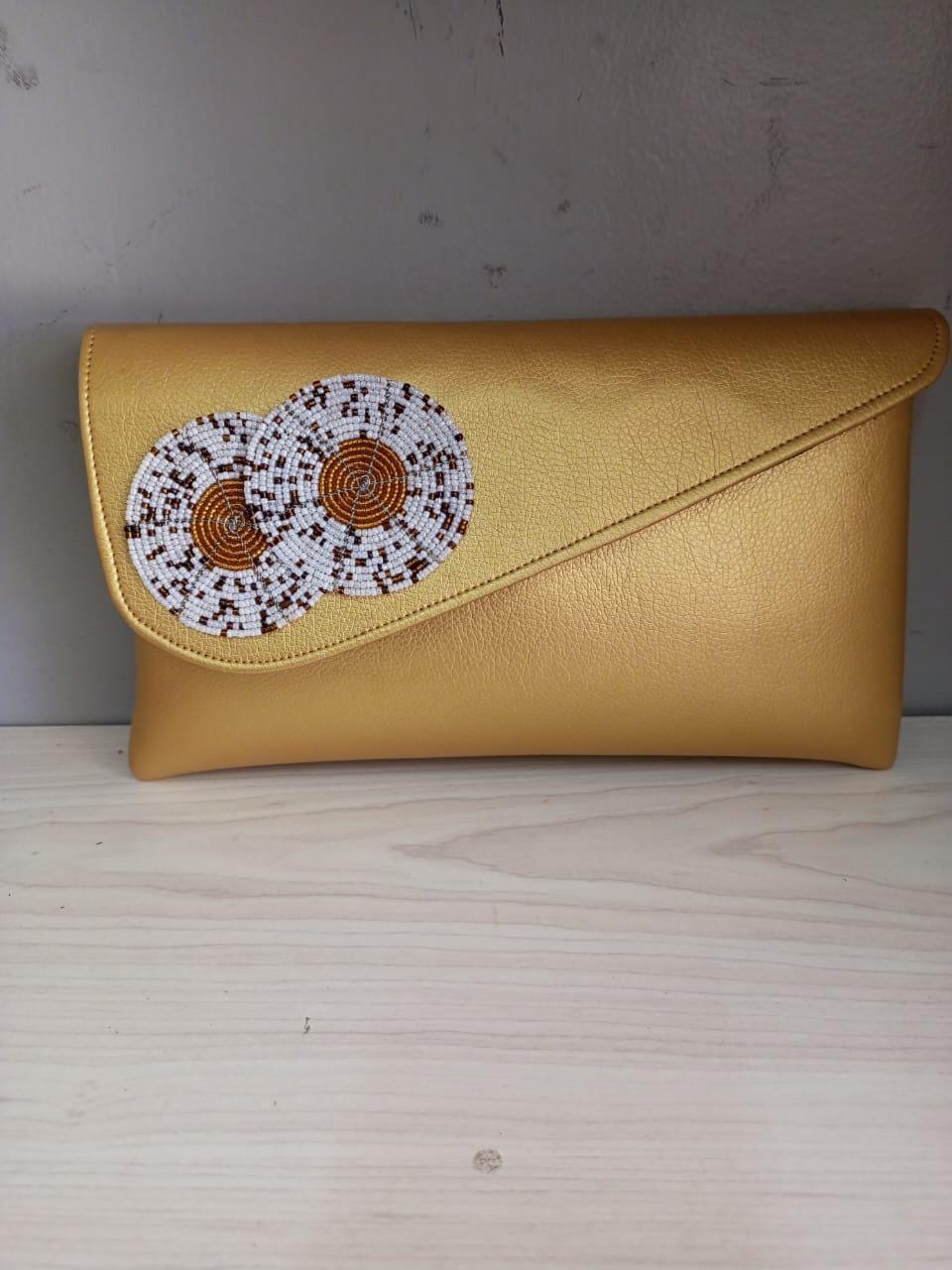 Gold leather African purses, bags,African bag, women purses , gift for her, christmas gift for loved ones,clutch bags, mother's day gifts