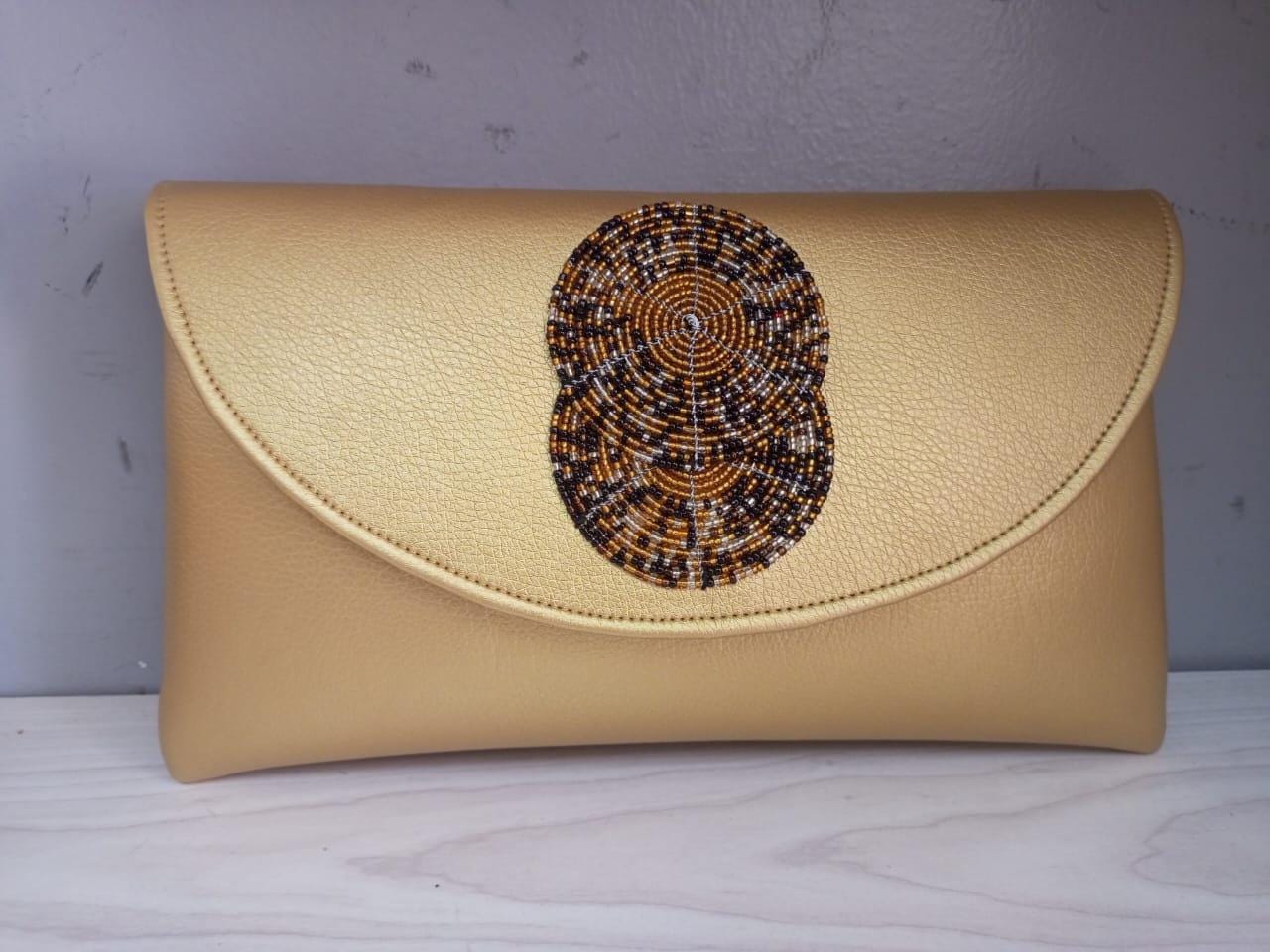 Gold leather African purses, bags,African bag, women purses , gift for her, christmas gift for loved ones,clutch bags, mother's day gifts