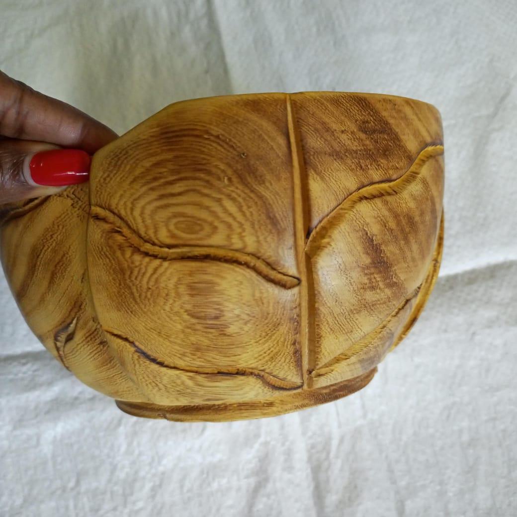 Handmade Wooden Bowl Candle | Christmas Soy Candle bowl| Holiday Gift | Rustic Home Decor | Aromatherapy Candle in Wooden Bowl