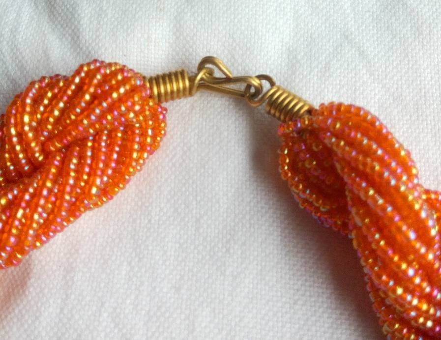 Boho Statement Jewelry/Colorful Seed Bead Necklace/Layered Necklace for Women/Gift for Her/Handmade Beaded Necklace/gift for women