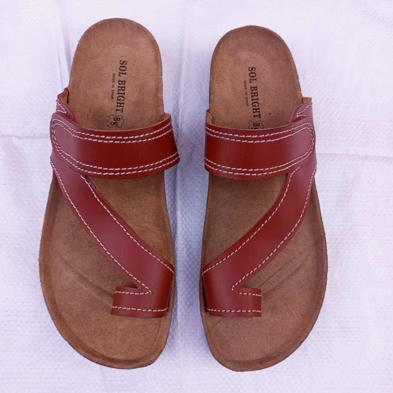 Handmade African Men's Sandals/Genuine Leather Beaded Flip-Flops/Comfortable Summer Sandals for Men/African Shoes/Unique Gift for Him
