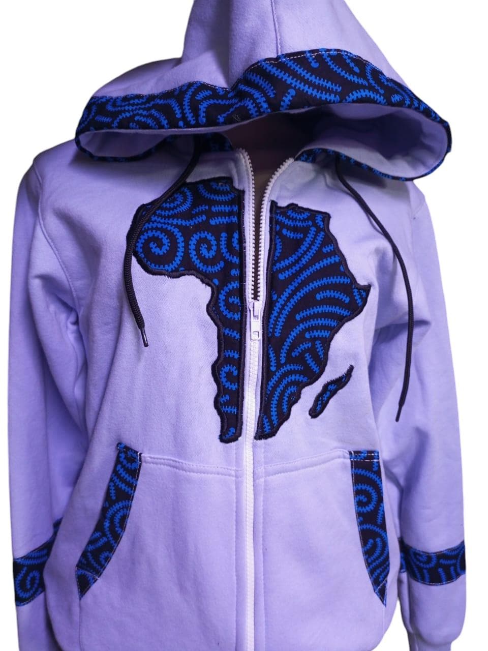 African unisex white hood/Handmade Custom Winter Hood/Warm,Stylish Cold Weather/Hood/Personalized Winter hood /christmass gift