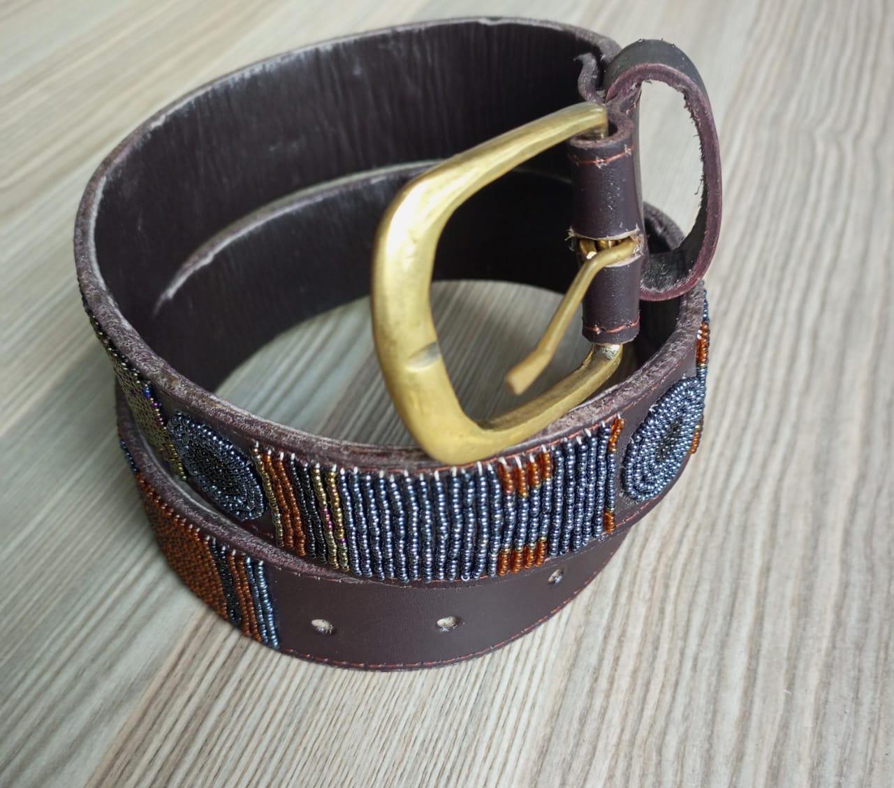 Maasai belt, Leather belt, Beaded belt, Handmade belt, Christmas gifts for loved ones African beaded belt, unisex belt, Casual belt, Boho