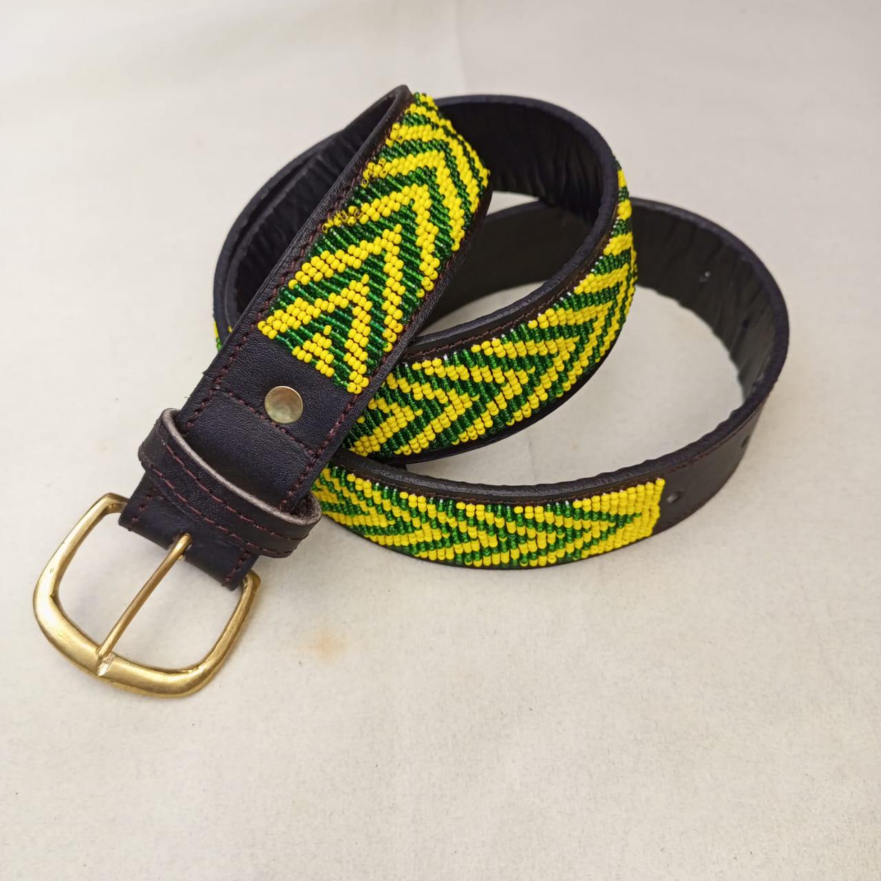 Maasai belt, Leather belt, Beaded belt, Handmade belt, Christmas gifts for loved ones African beaded belt, unisex belt, Casual belt, Boho