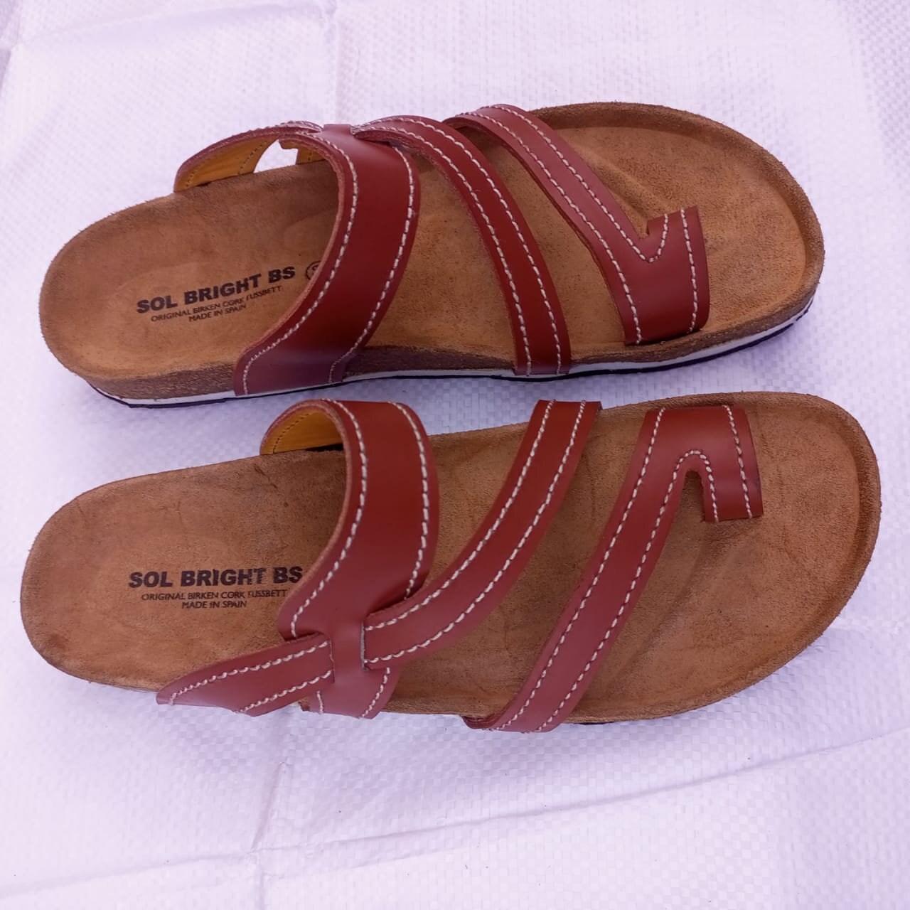 Handmade African Men's Sandals/Genuine Leather Beaded Flip-Flops/Comfortable Summer Sandals for Men/African Shoes/Unique Gift for Him