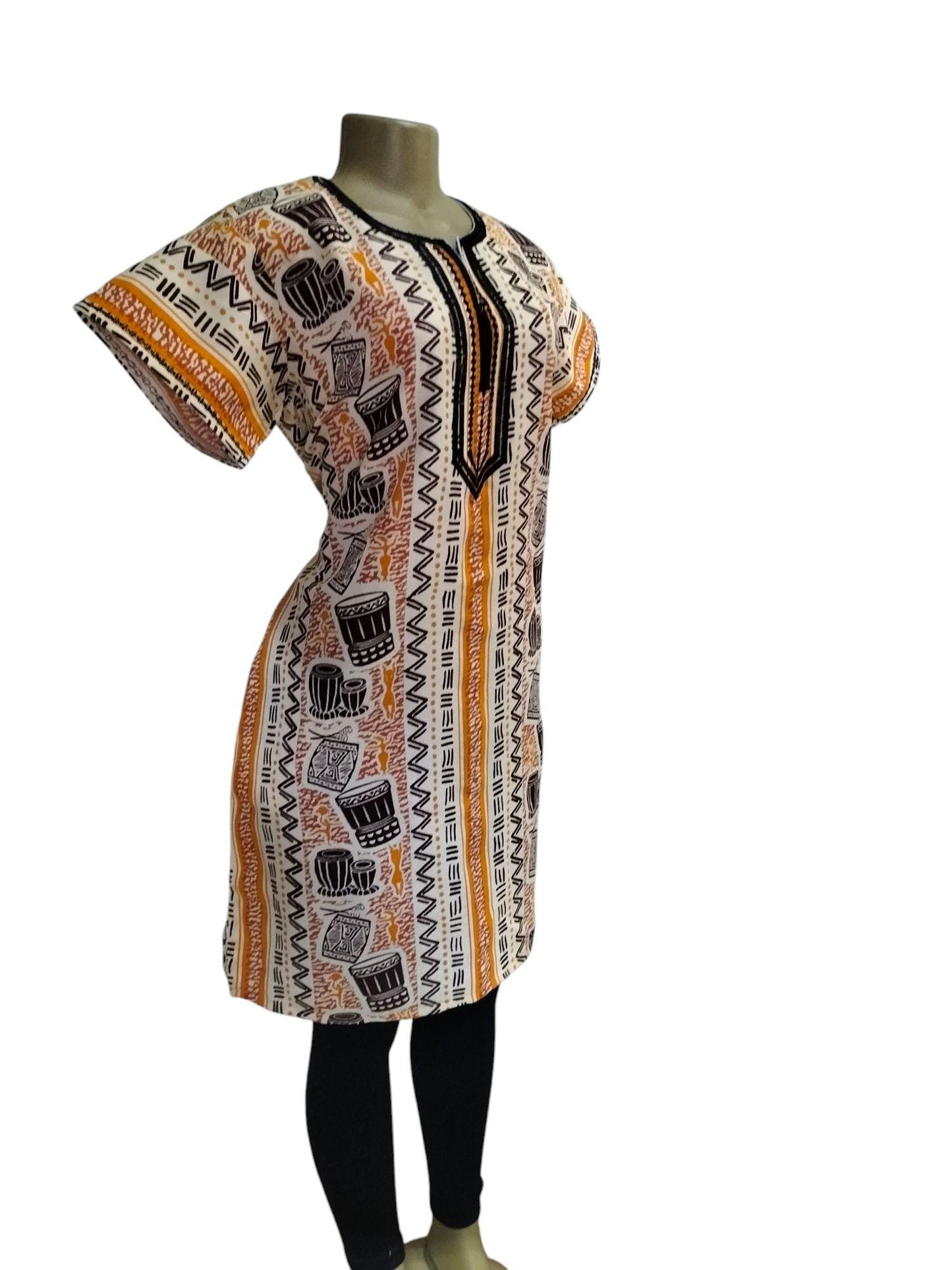 Authentic African Print Dress – Handmade Ankara Dress, Vibrant and Stylish, Perfect for Parties & Special Occasions