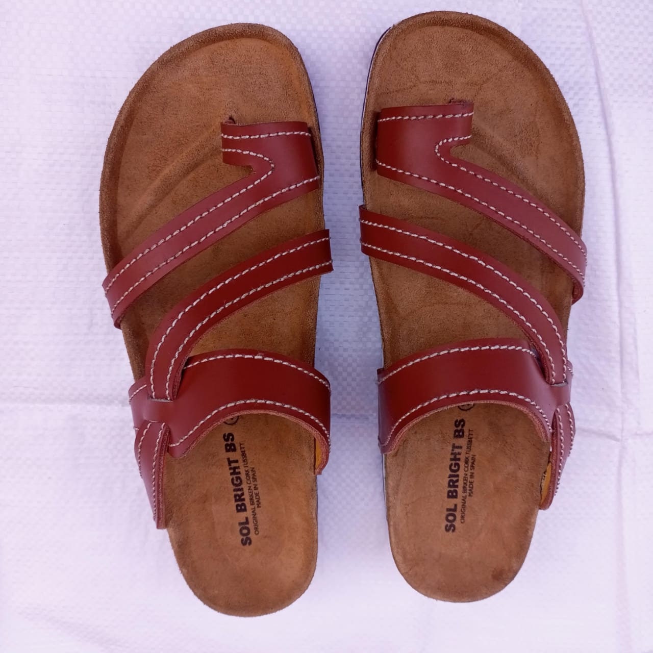 Handmade African Men's Sandals/Genuine Leather Beaded Flip-Flops/Comfortable Summer Sandals for Men/African Shoes/Unique Gift for Him