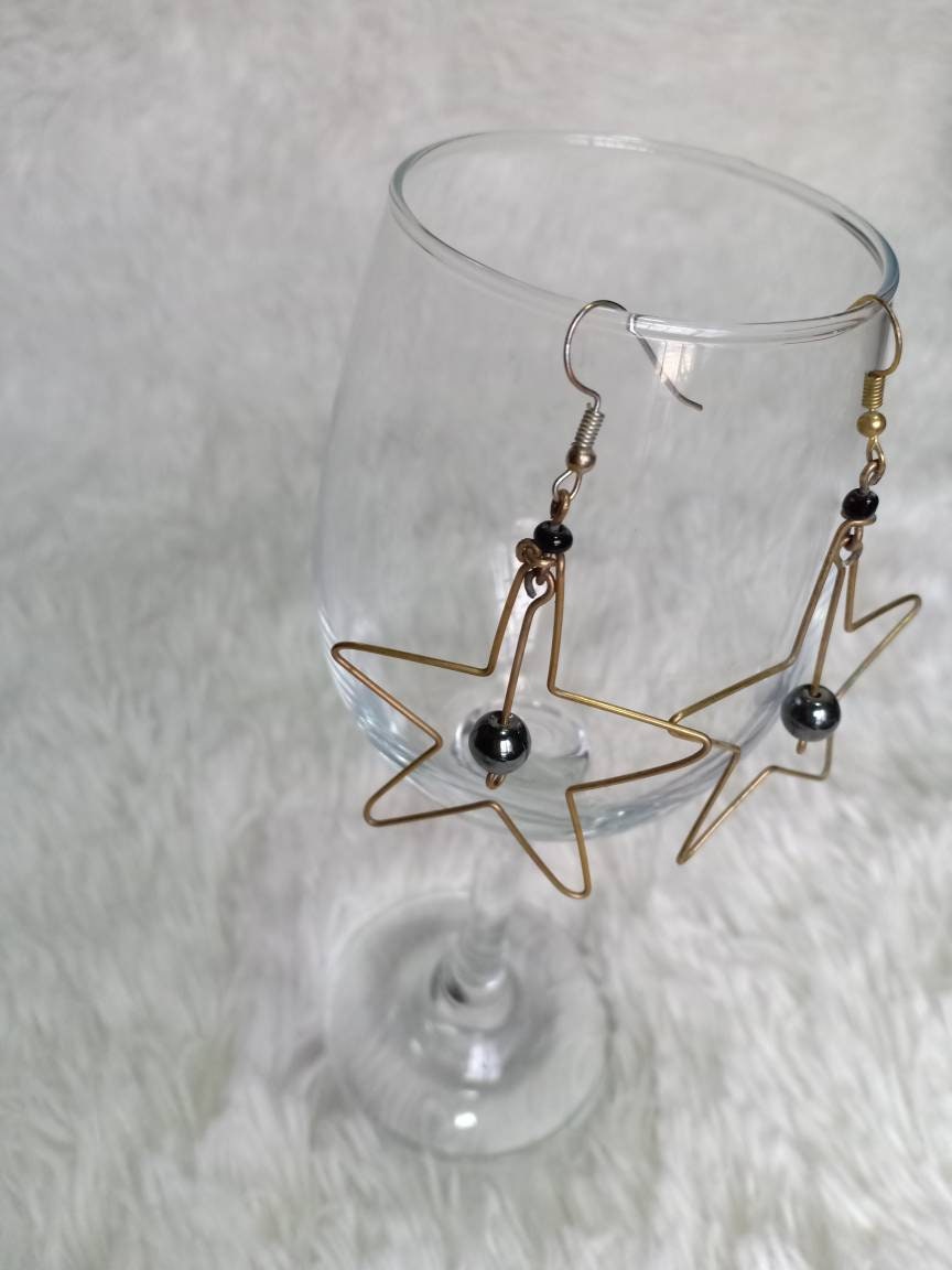Maasai earrings / Set of 6 African earrings /brass earrings /Jewelry /Jewellery /African brass earrings, christmas earrings for loved ones.