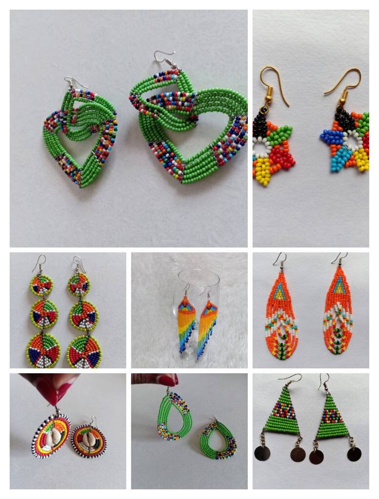 Colorful Boho Style Jewelry/Seed Bead Dangle Earrings for women/Lightweight & Trendy Giftgift for women
