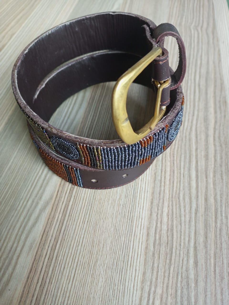 Maasai belt, Leather belt, Beaded belt, Handmade belt, Christmas gifts for loved ones African beaded belt, unisex belt, Casual belt, Boho