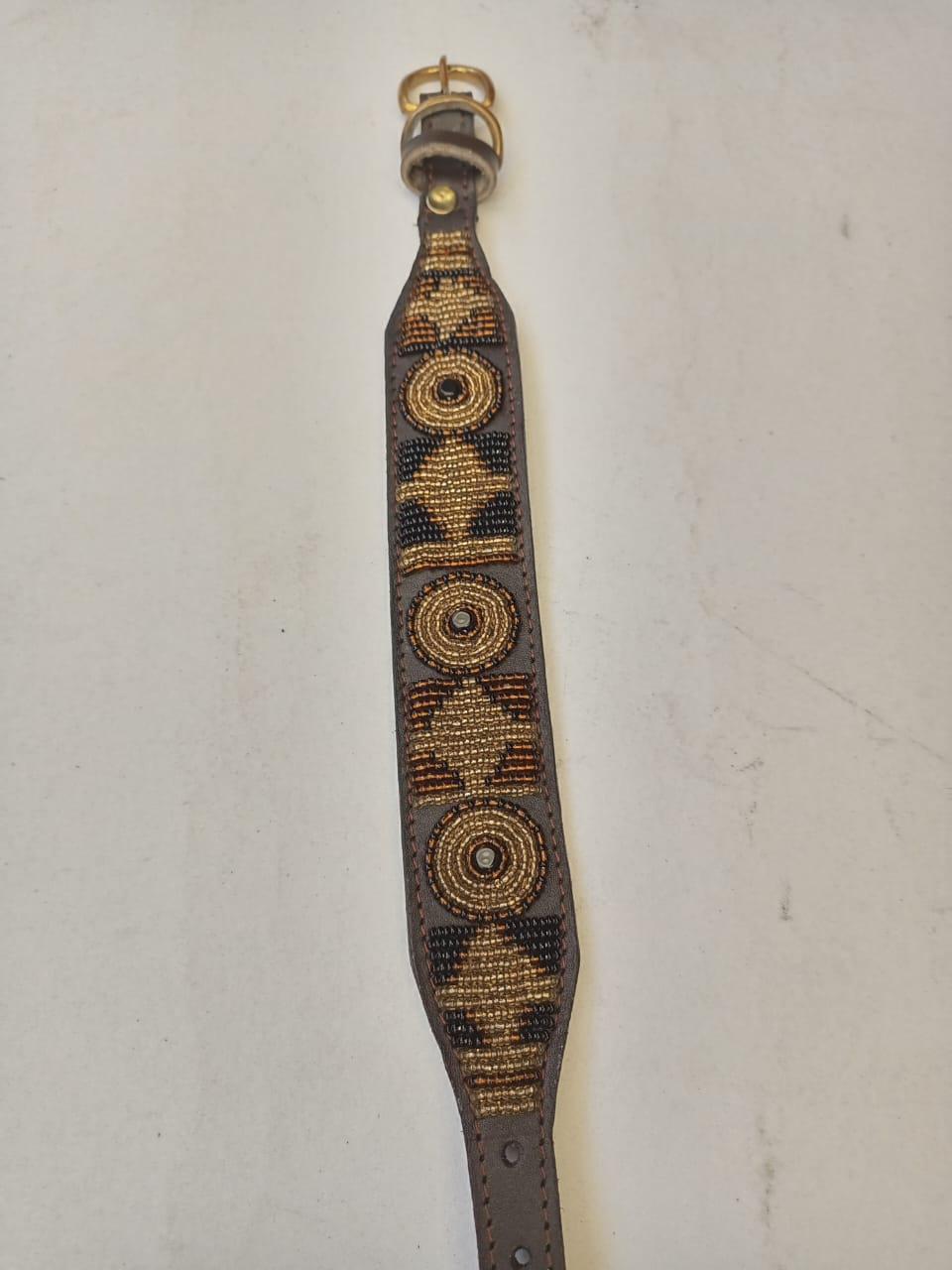 African Beaded Collar, Handmade Dog Collar , Maasai collar, Leather collar, Pet Gift, Christmas gift, Pet collar, Dog leash, Pet lead