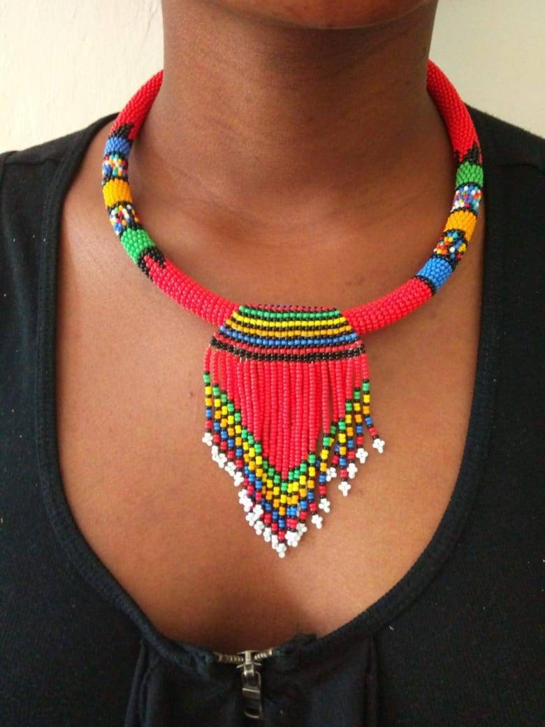 Boho Statement Jewelry/Colorful Seed Bead Necklace/Layered Necklace for Women/Gift for Her/Handmade Beaded Necklace/gift for women