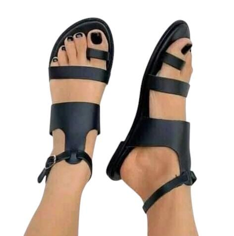 CUSTOMIZED Leather Sandals/Authentic Maasai-Style Leather Flip-Flops Women/Boho Beach Sandals/Comfortable Summer Sandal African Gifts