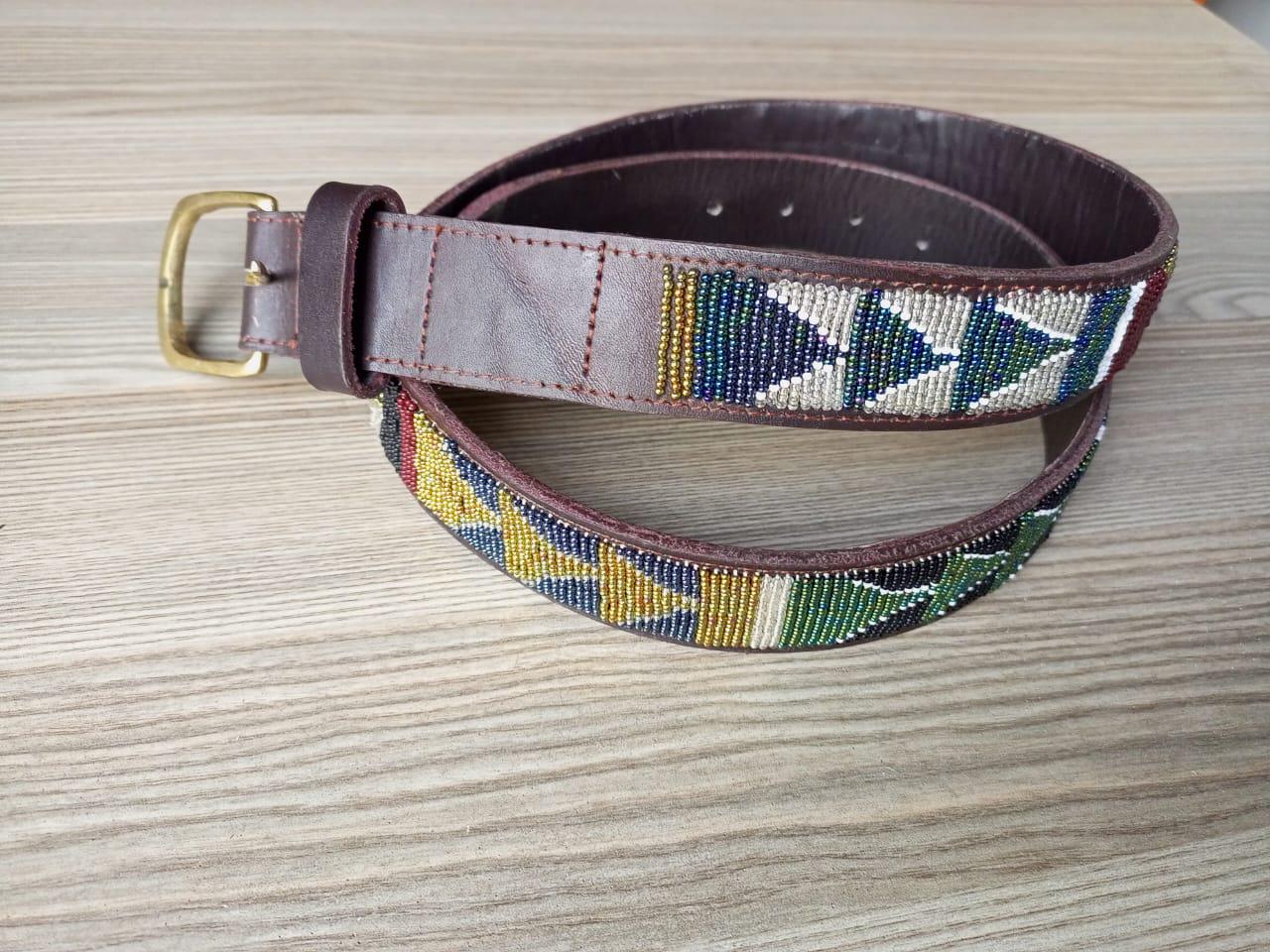 Maasai belt, Leather belt, Beaded belt, Handmade belt, Christmas gifts for loved ones African beaded belt, unisex belt, Casual belt, Boho