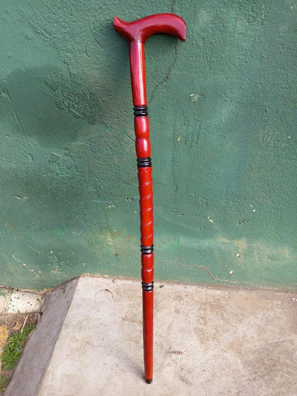 African wood Original Hiking Walking stick/Handmade Kenya Africa Mahogany Hardwood UnisexCane/Hand designed Cane/ Wooden walking stick